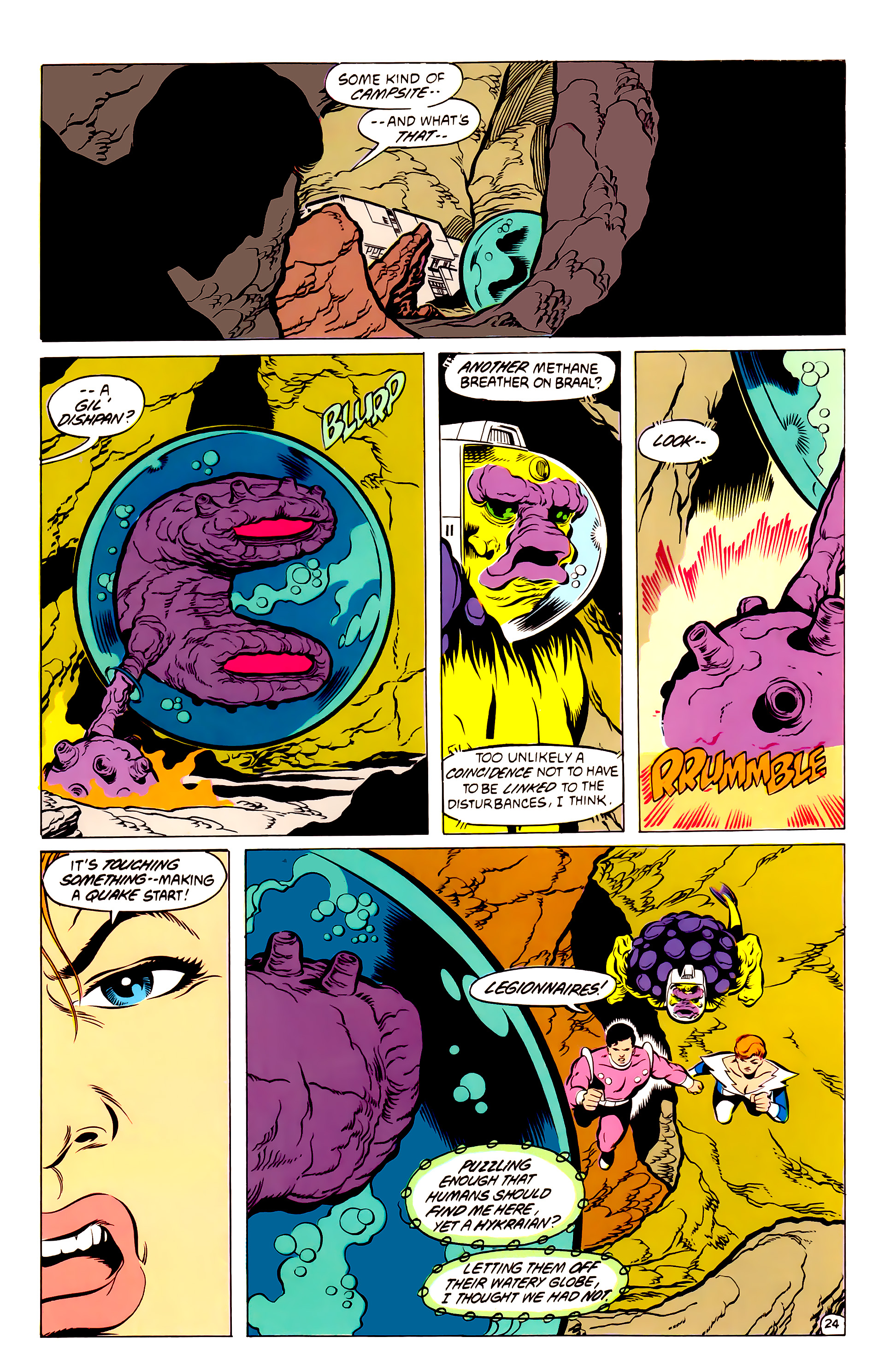 Legion of Super-Heroes (1984) 52 Page 24