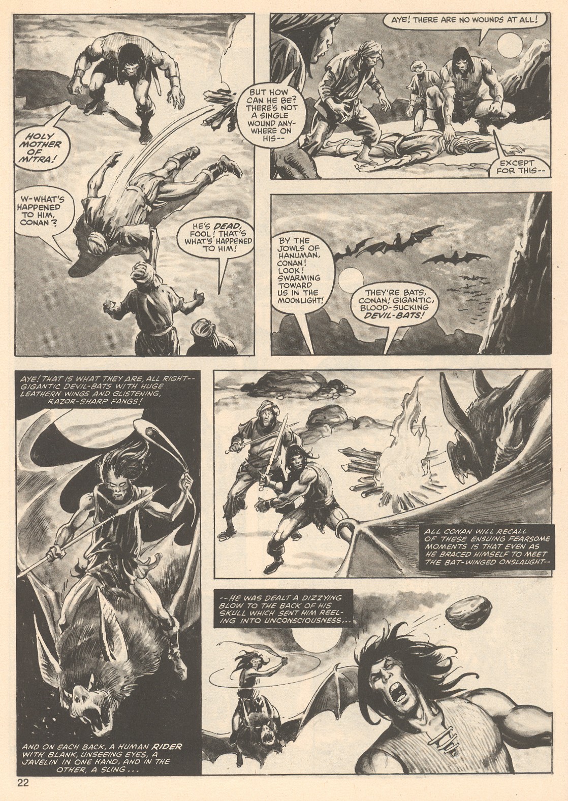 Read online The Savage Sword Of Conan comic -  Issue #76 - 22