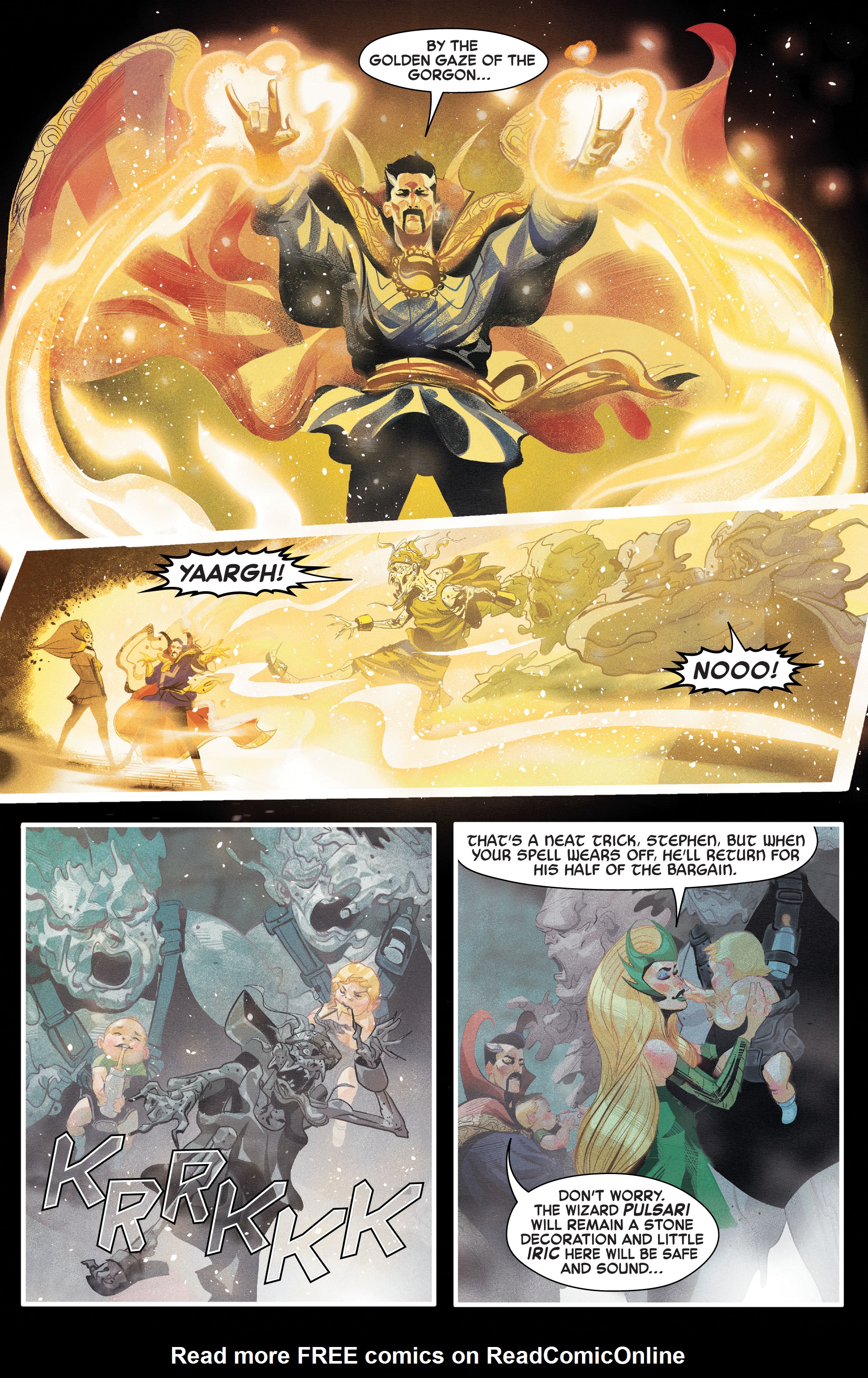 Read online Death of Doctor Strange: One-Shots comic -  Issue # Strange Academy Presents - 5