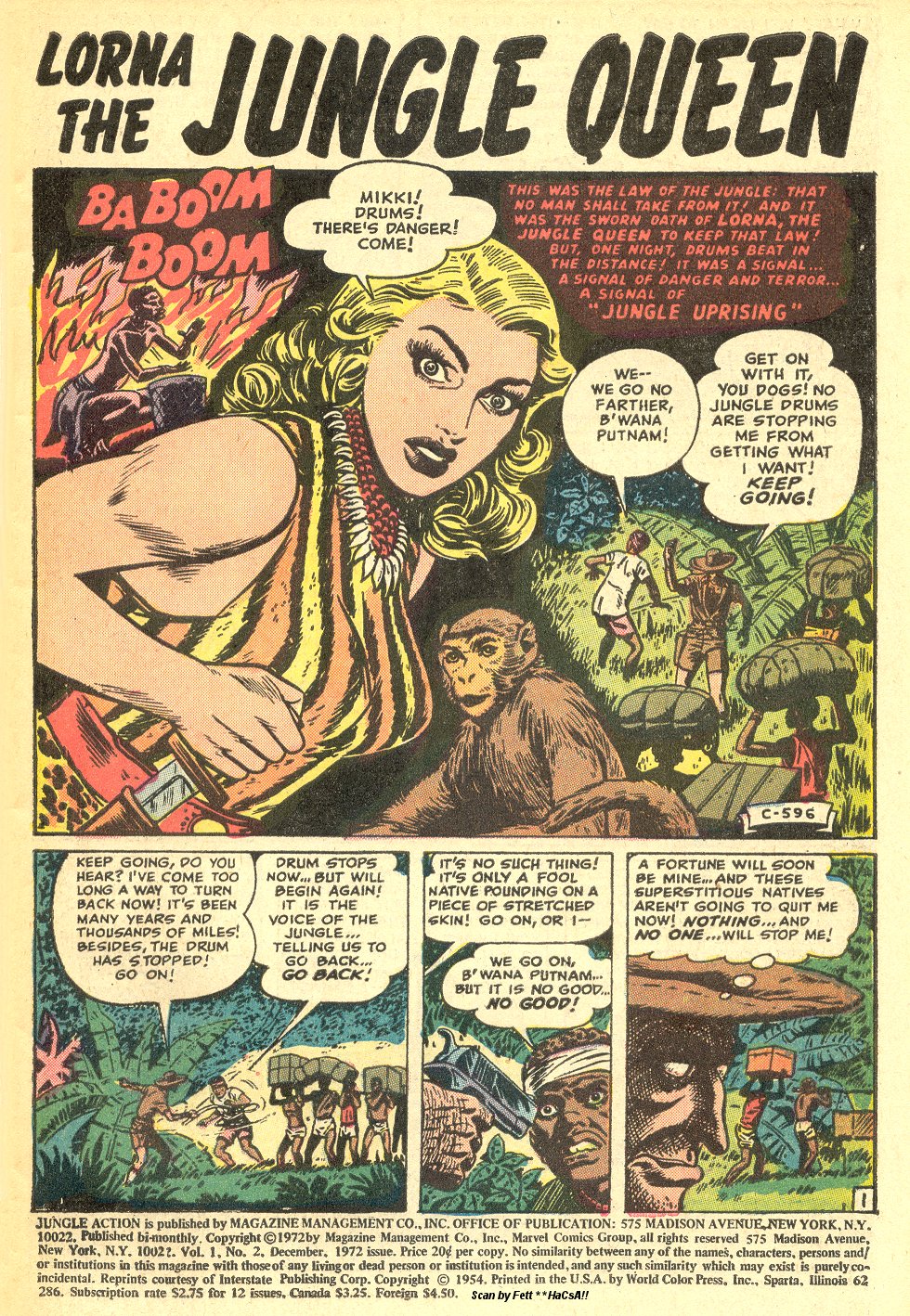 Read online Jungle Action (1972) comic -  Issue #2 - 3