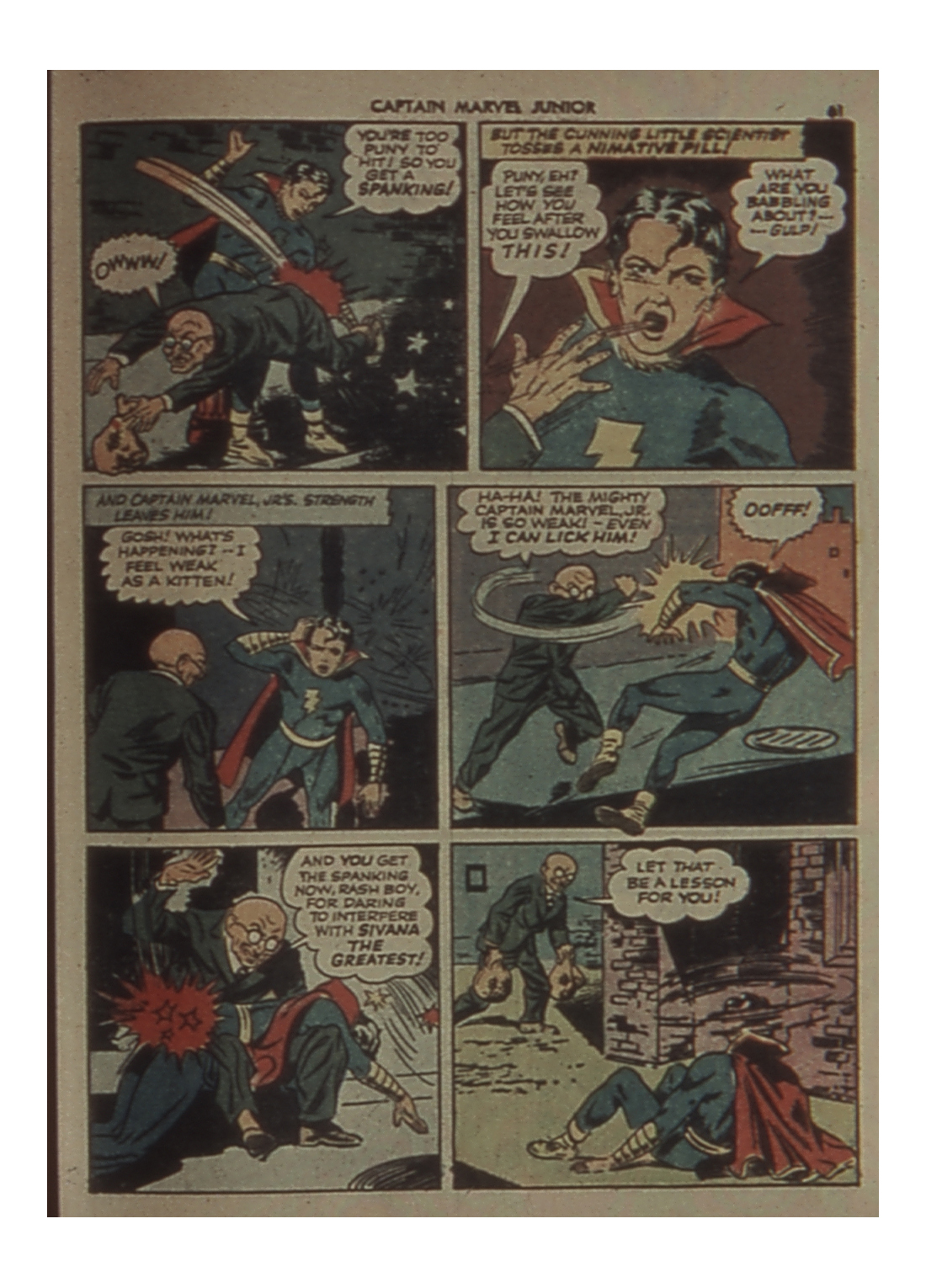 Read online Captain Marvel, Jr. comic -  Issue #4 - 62