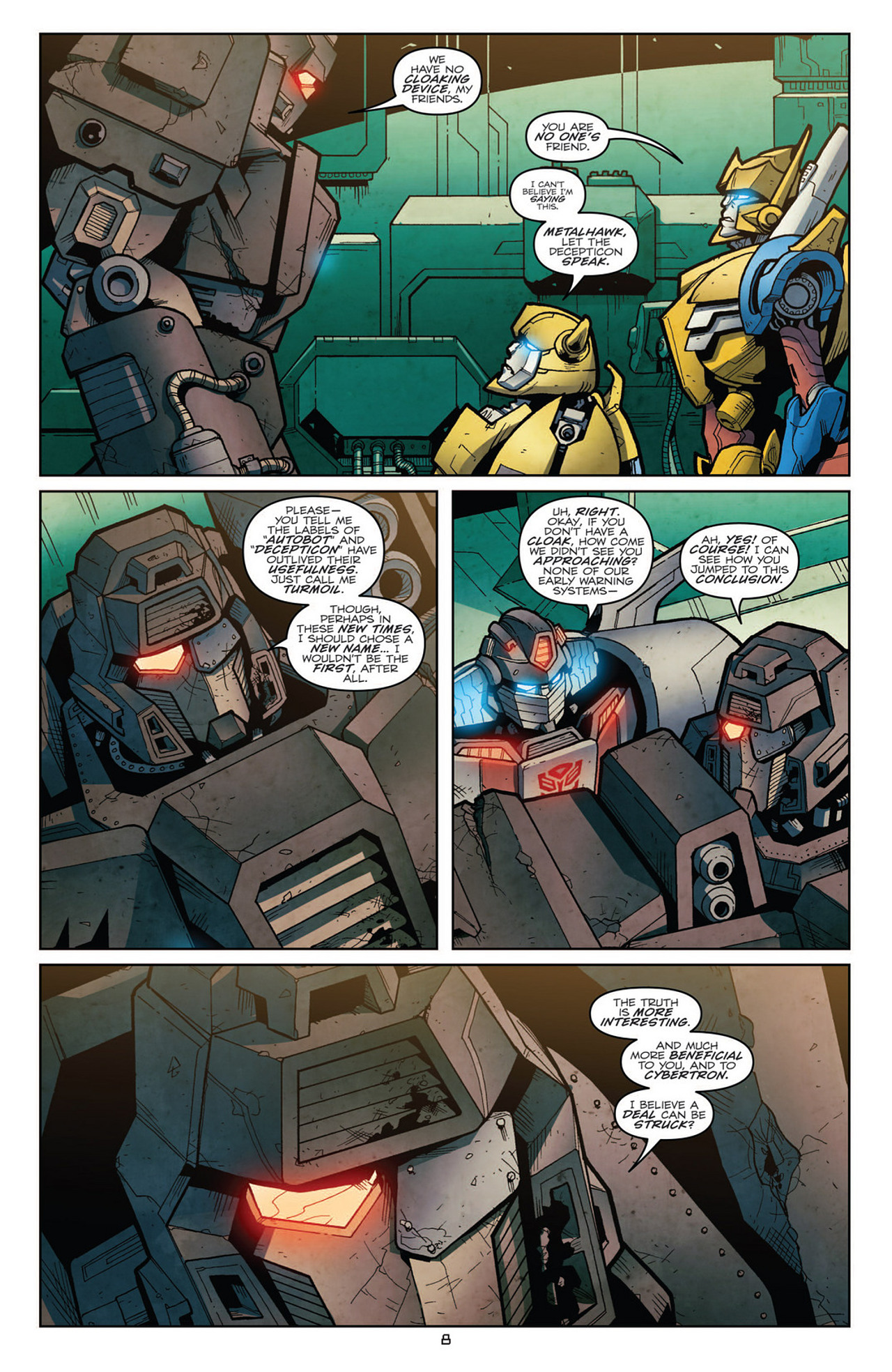 Read online Transformers: Robots In Disguise (2012) comic -  Issue #7 - 10