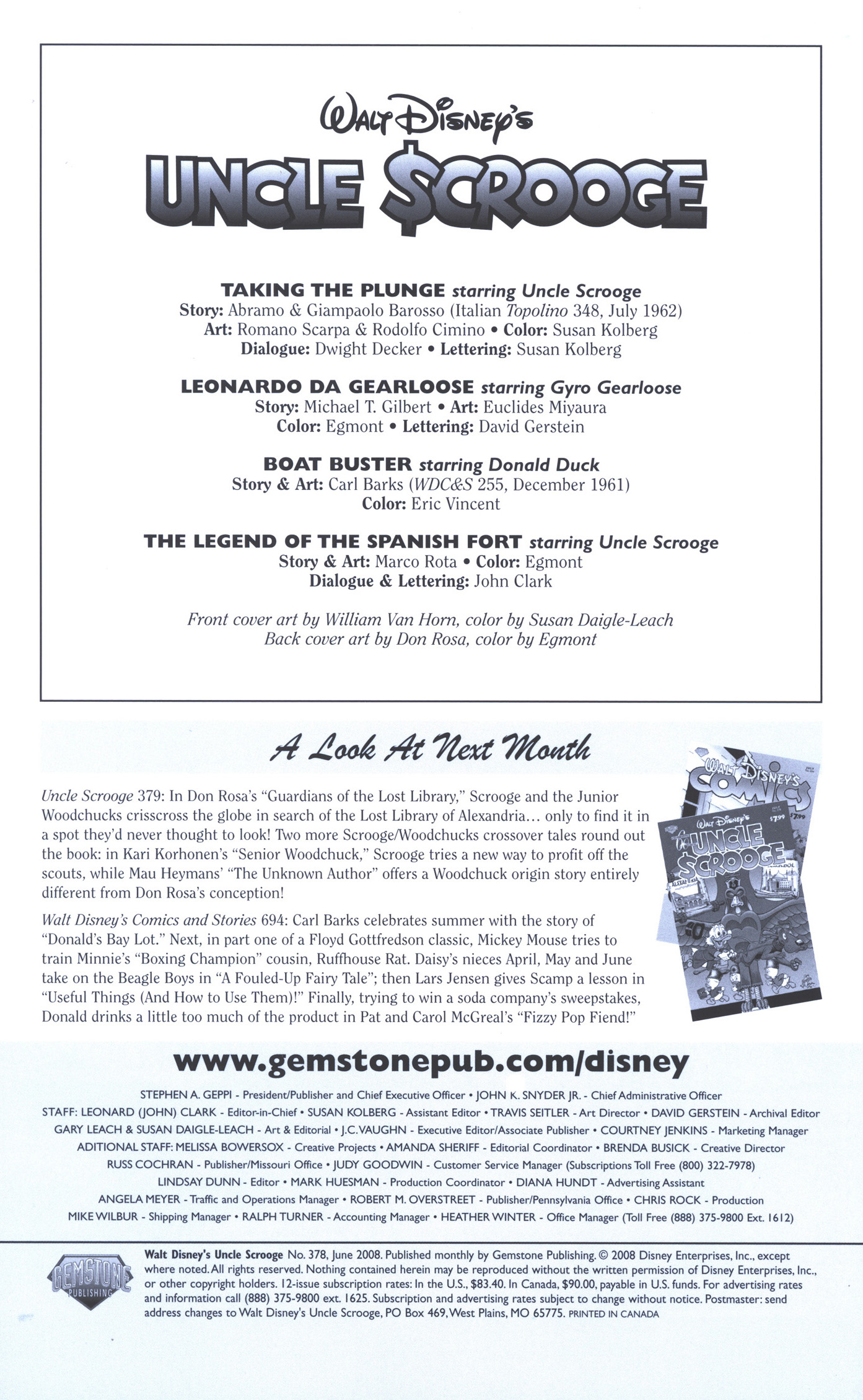 Read online Uncle Scrooge (1953) comic -  Issue #378 - 2