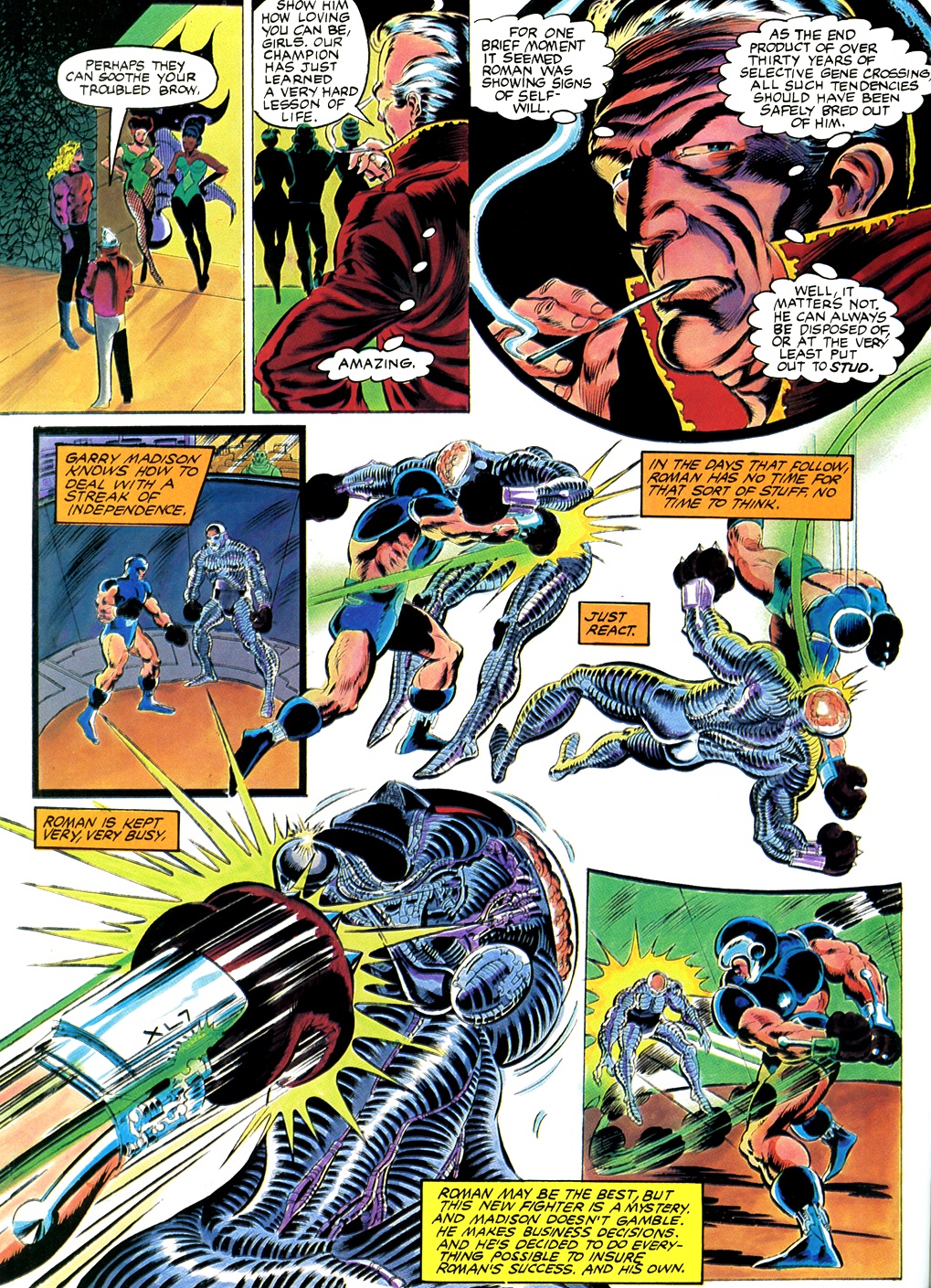 Read online Marvel Graphic Novel comic -  Issue #8 - Super Boxers - 44