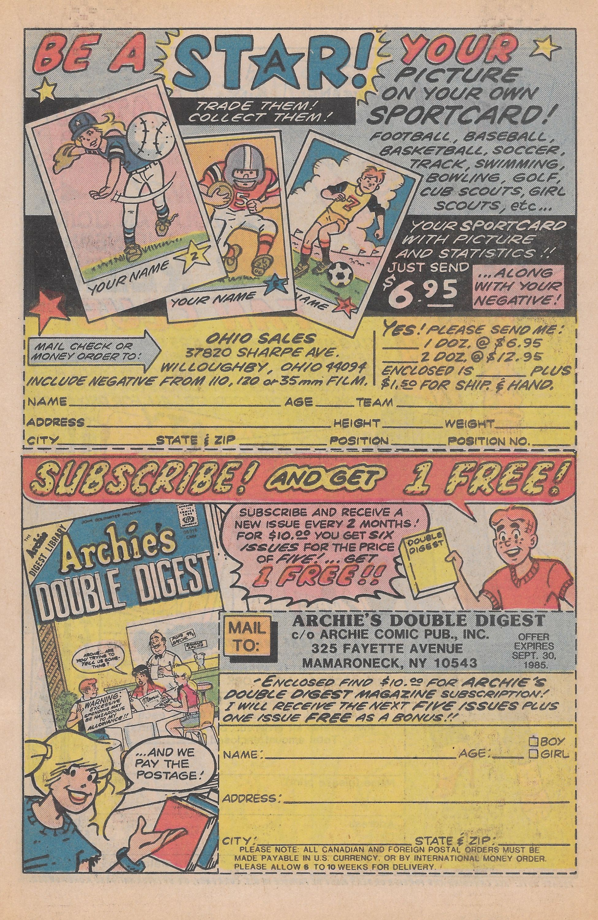 Read online Archie Giant Series Magazine comic -  Issue #549 - 19