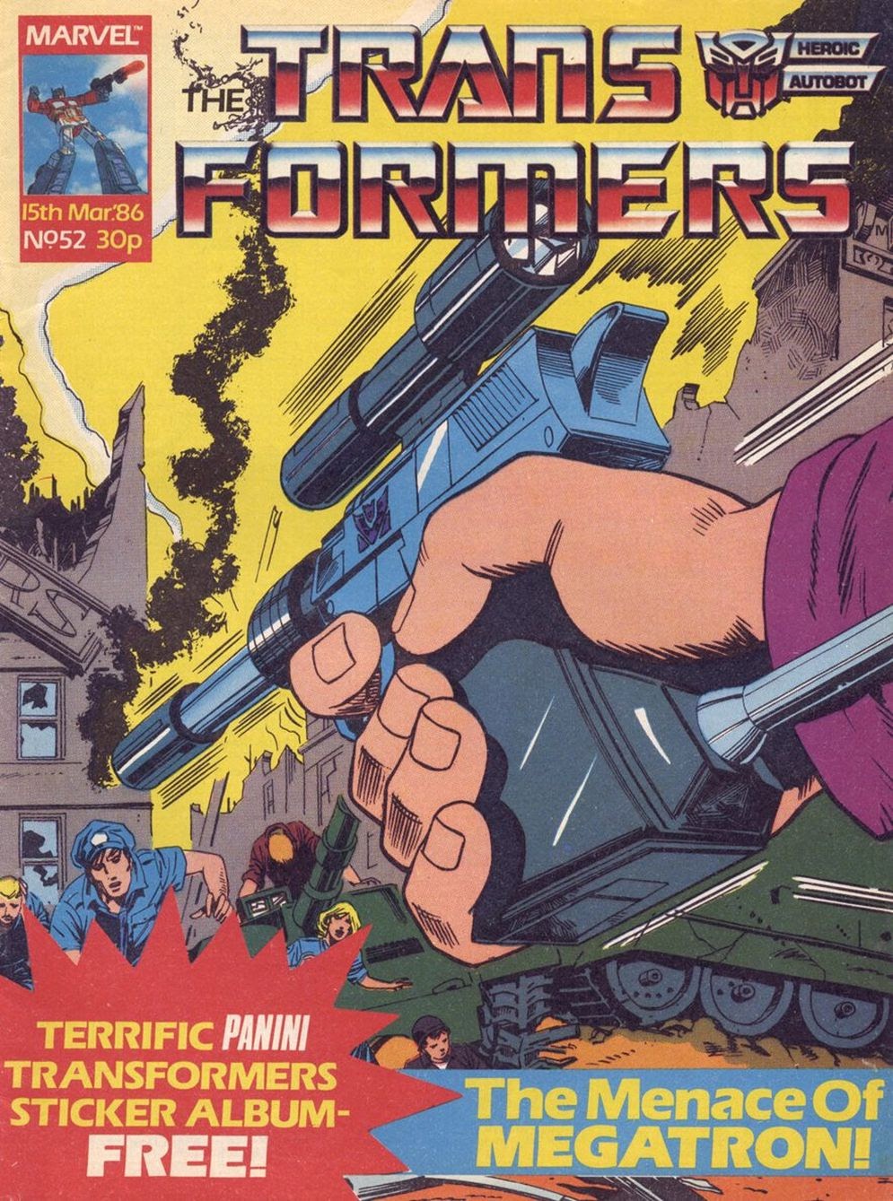 Read online The Transformers (UK) comic -  Issue #52 - 1