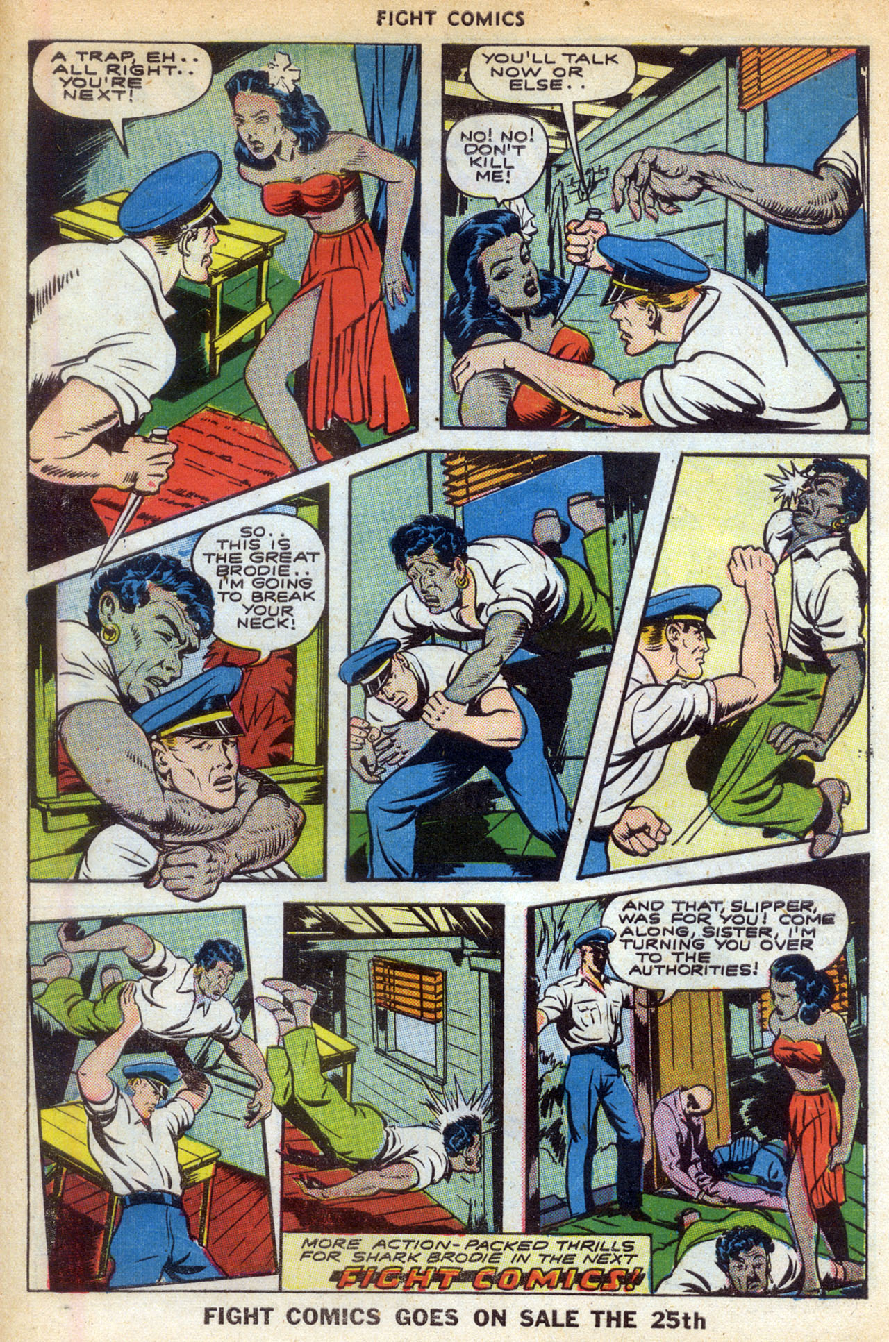 Read online Fight Comics comic -  Issue #33 - 41