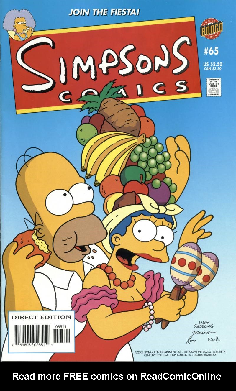 Read online Simpsons Comics comic -  Issue #65 - 1