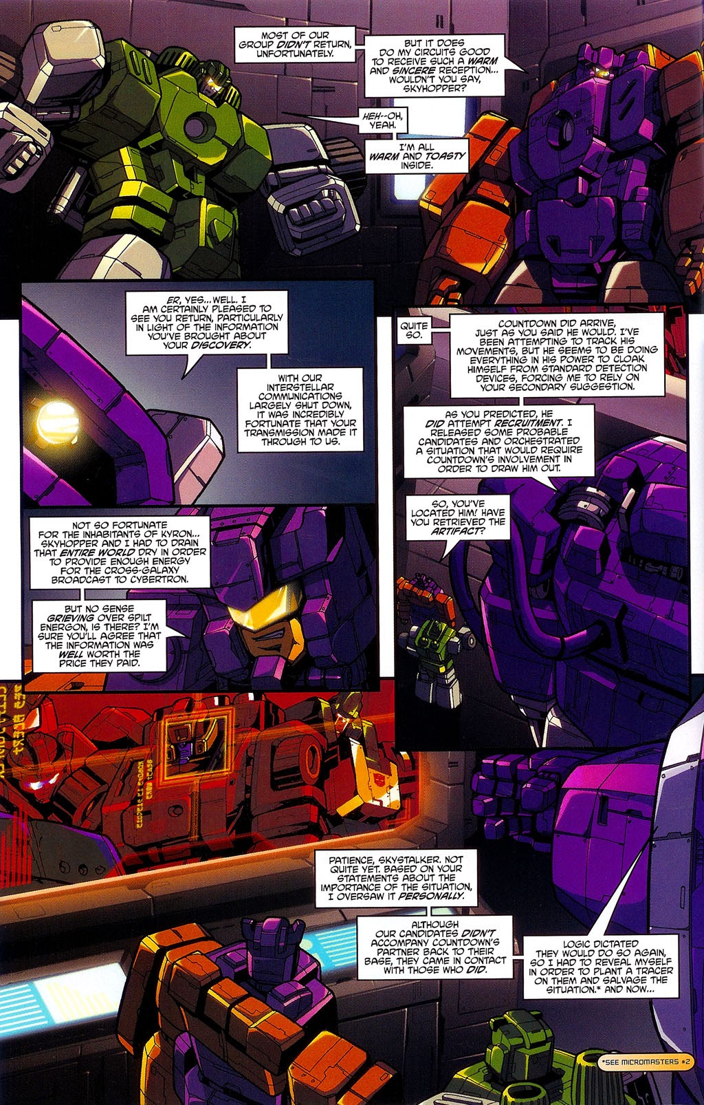 Read online Transformers: Micromasters comic -  Issue #3 - 4