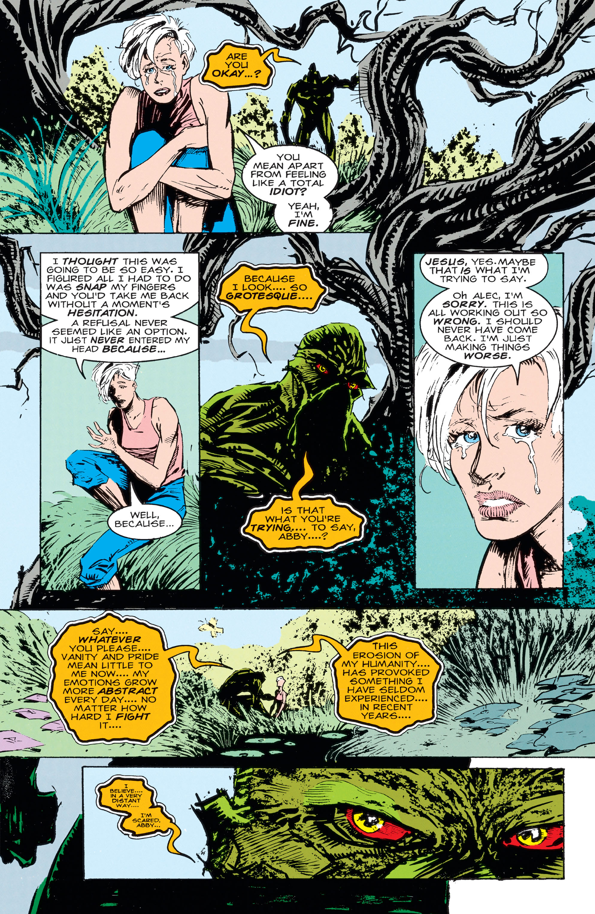 Read online Swamp Thing (1982) comic -  Issue # _TPB - Trial by Fire - 20