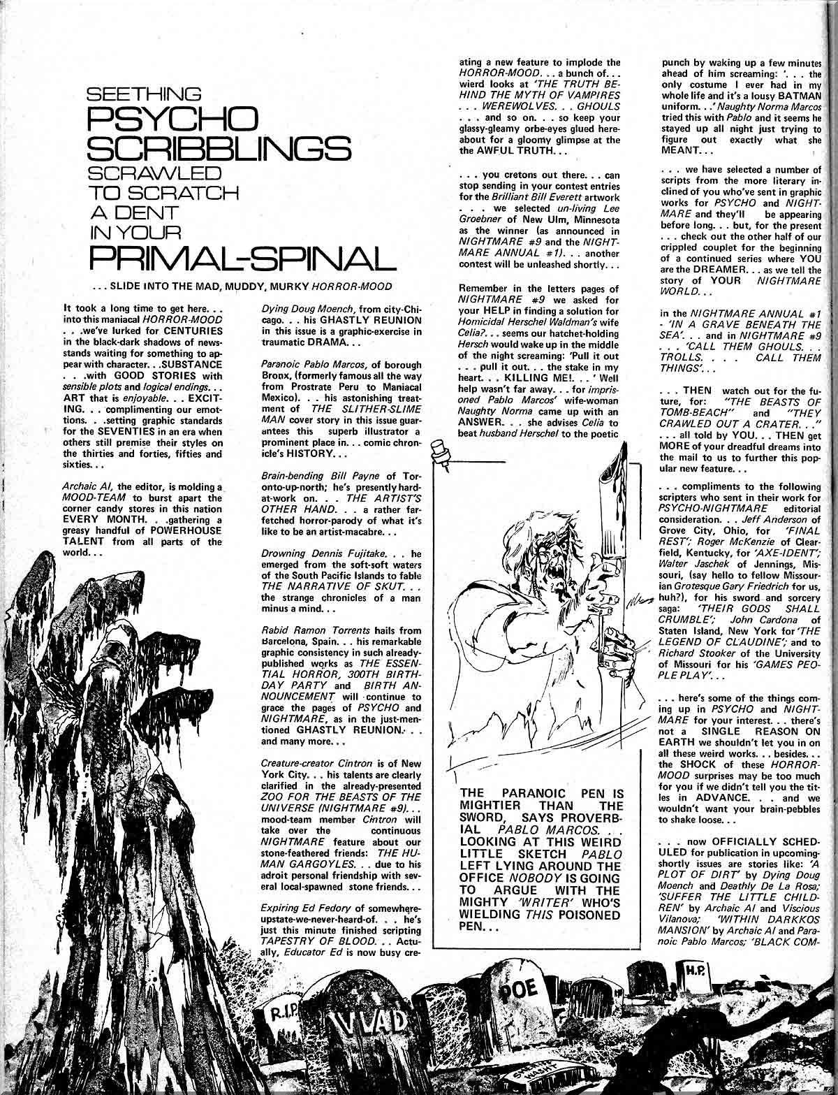 Read online Psycho comic -  Issue #9 - 18