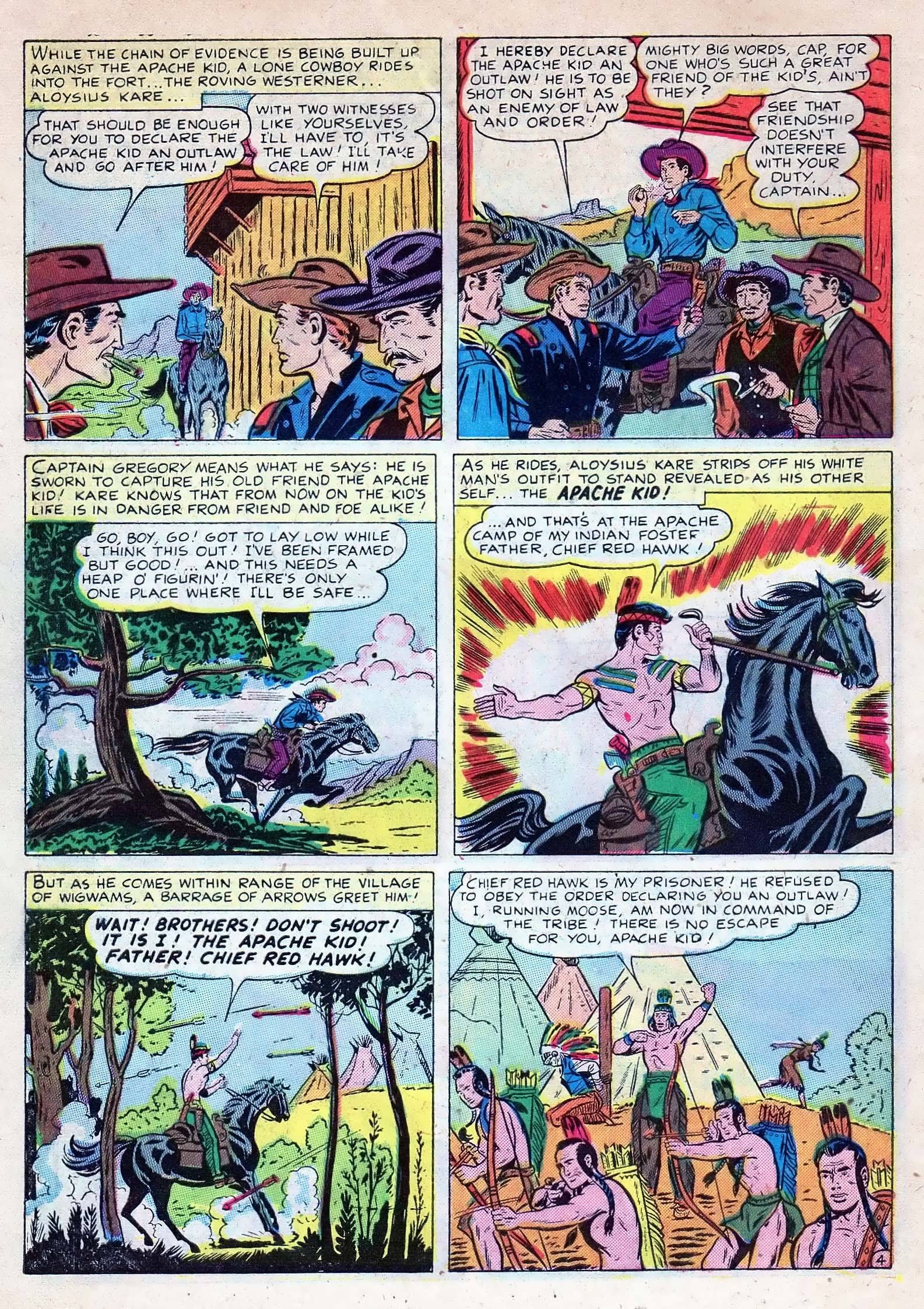 Read online Two Gun Western (1950) comic -  Issue #9 - 5