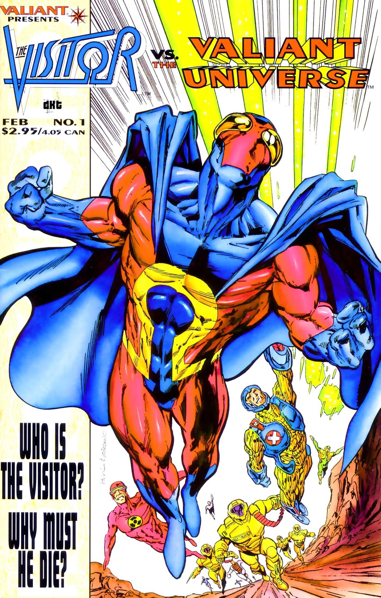 Read online The Visitor vs. the Valiant Universe comic -  Issue #1 - 1