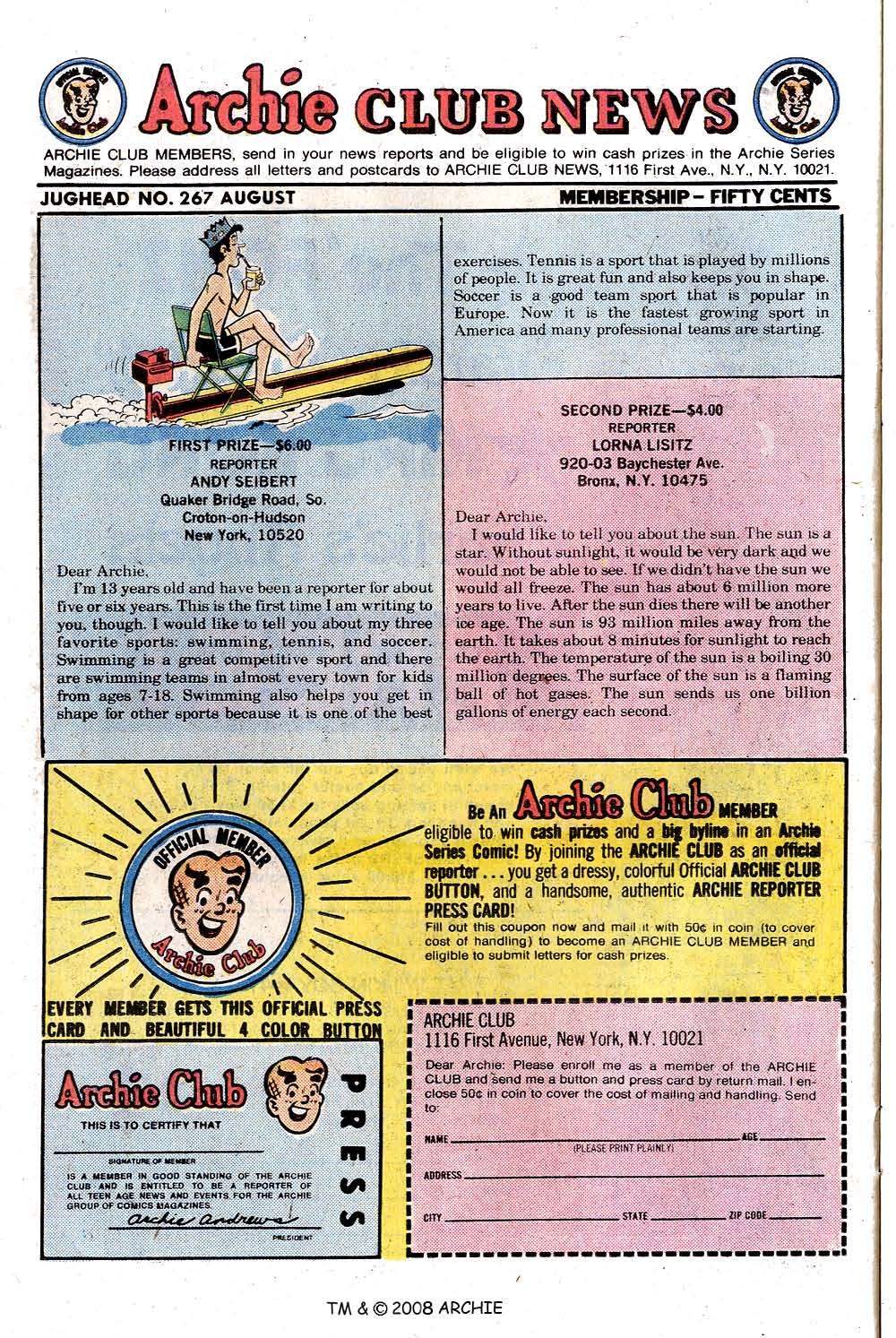 Read online Jughead (1965) comic -  Issue #267 - 26