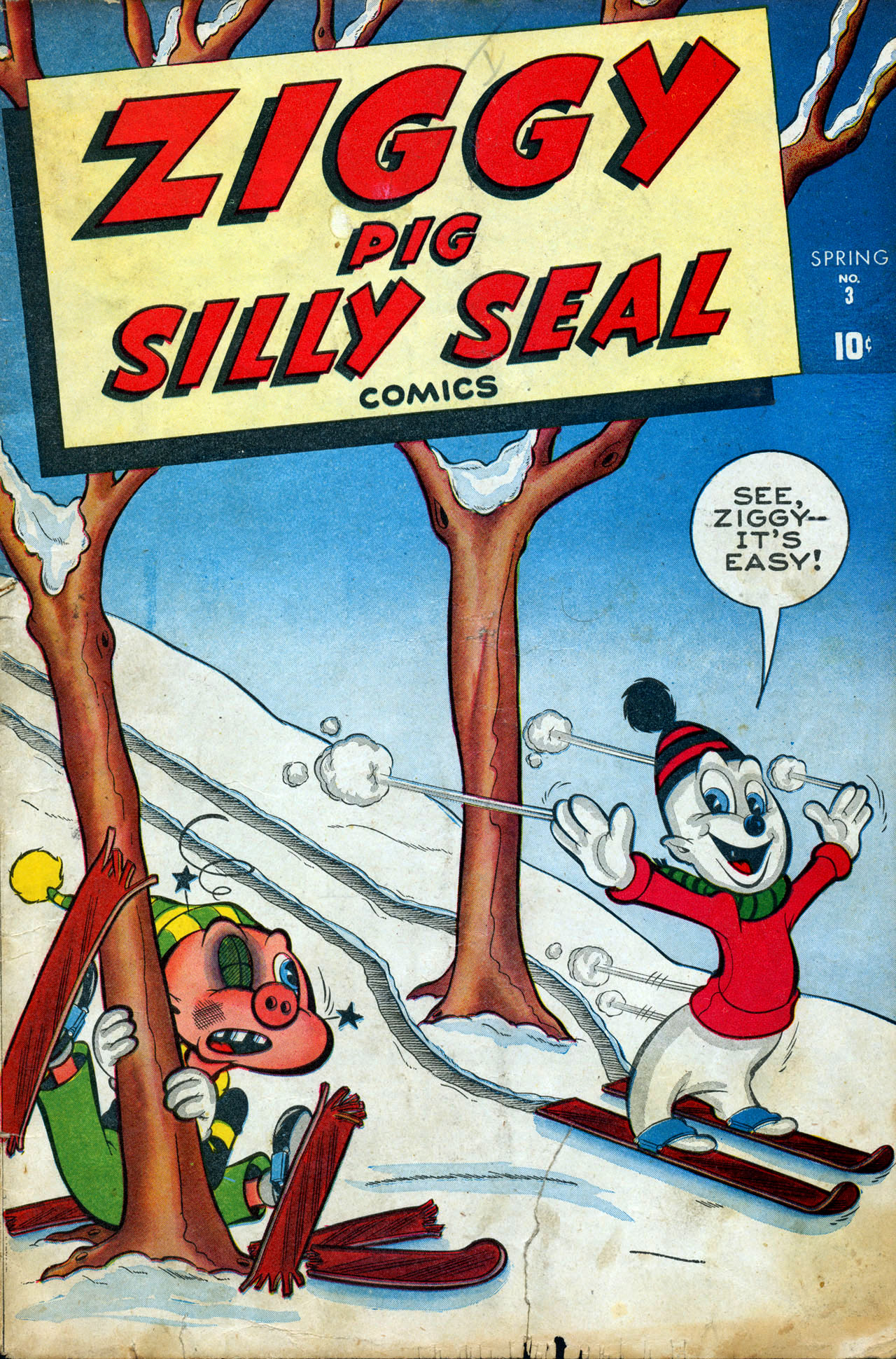 Read online Ziggy Pig-Silly Seal Comics (1944) comic -  Issue #3 - 1