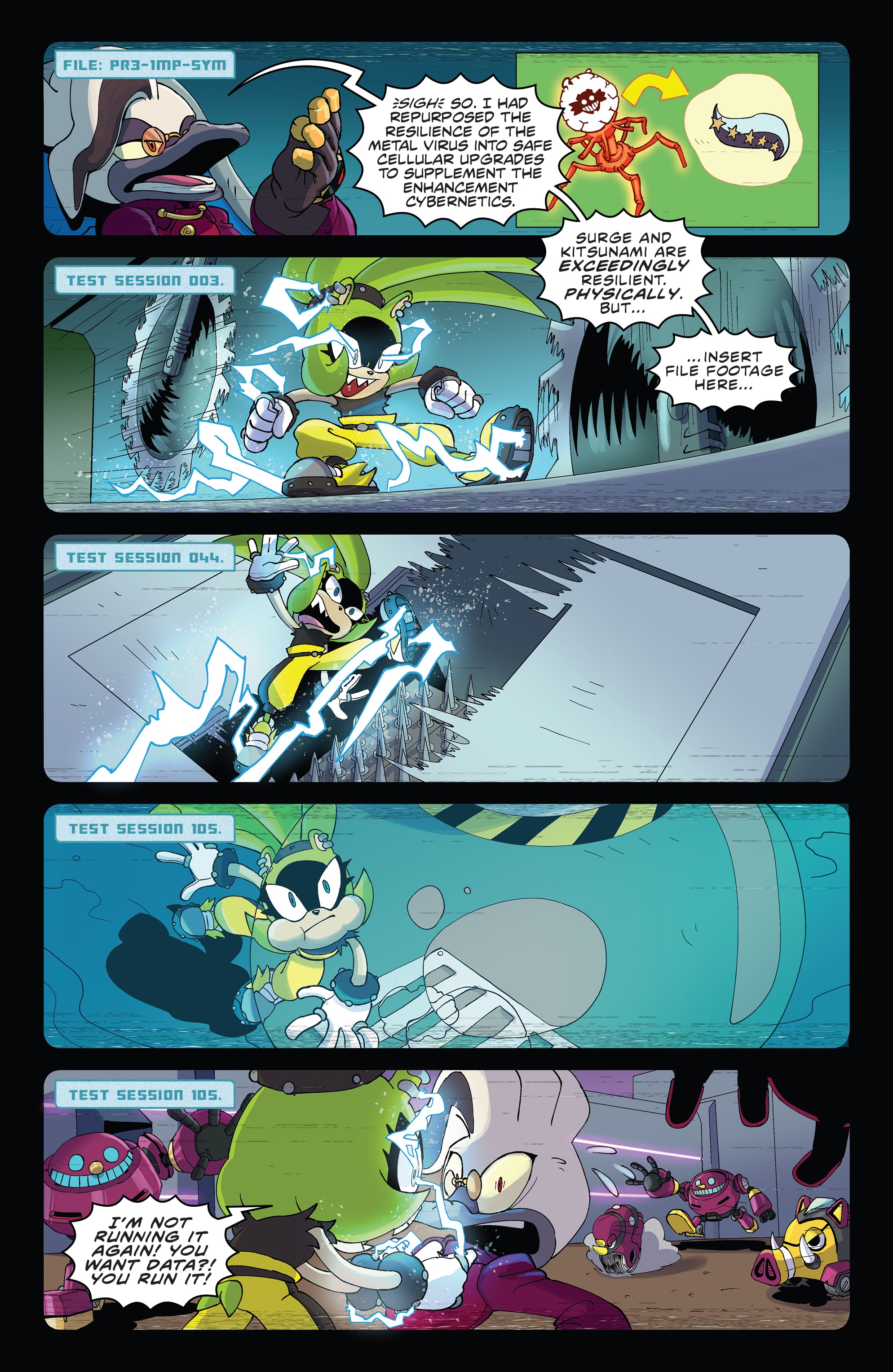 Read online Sonic the Hedgehog: Imposter Syndrome comic -  Issue #3 - 11