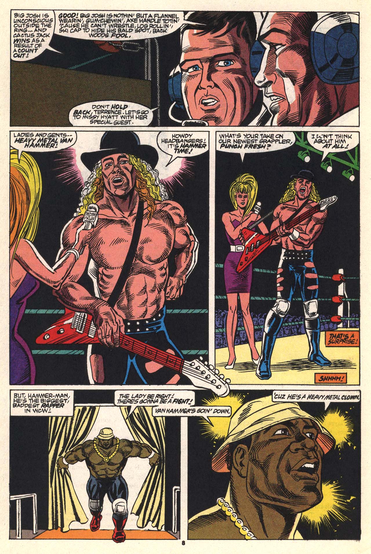 Read online WCW World Championship Wrestling comic -  Issue #5 - 9
