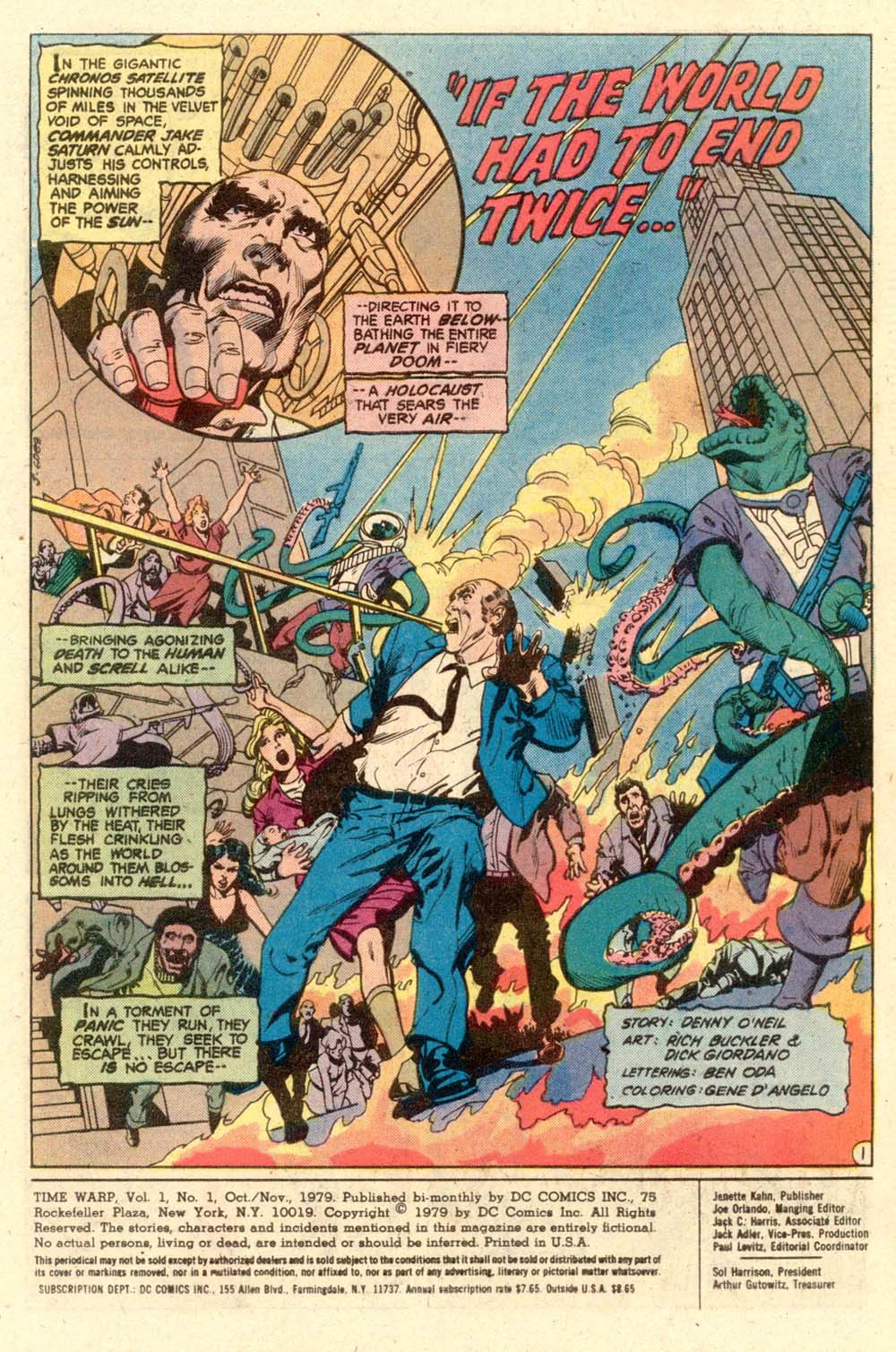 Read online Time Warp (1979) comic -  Issue #1 - 2