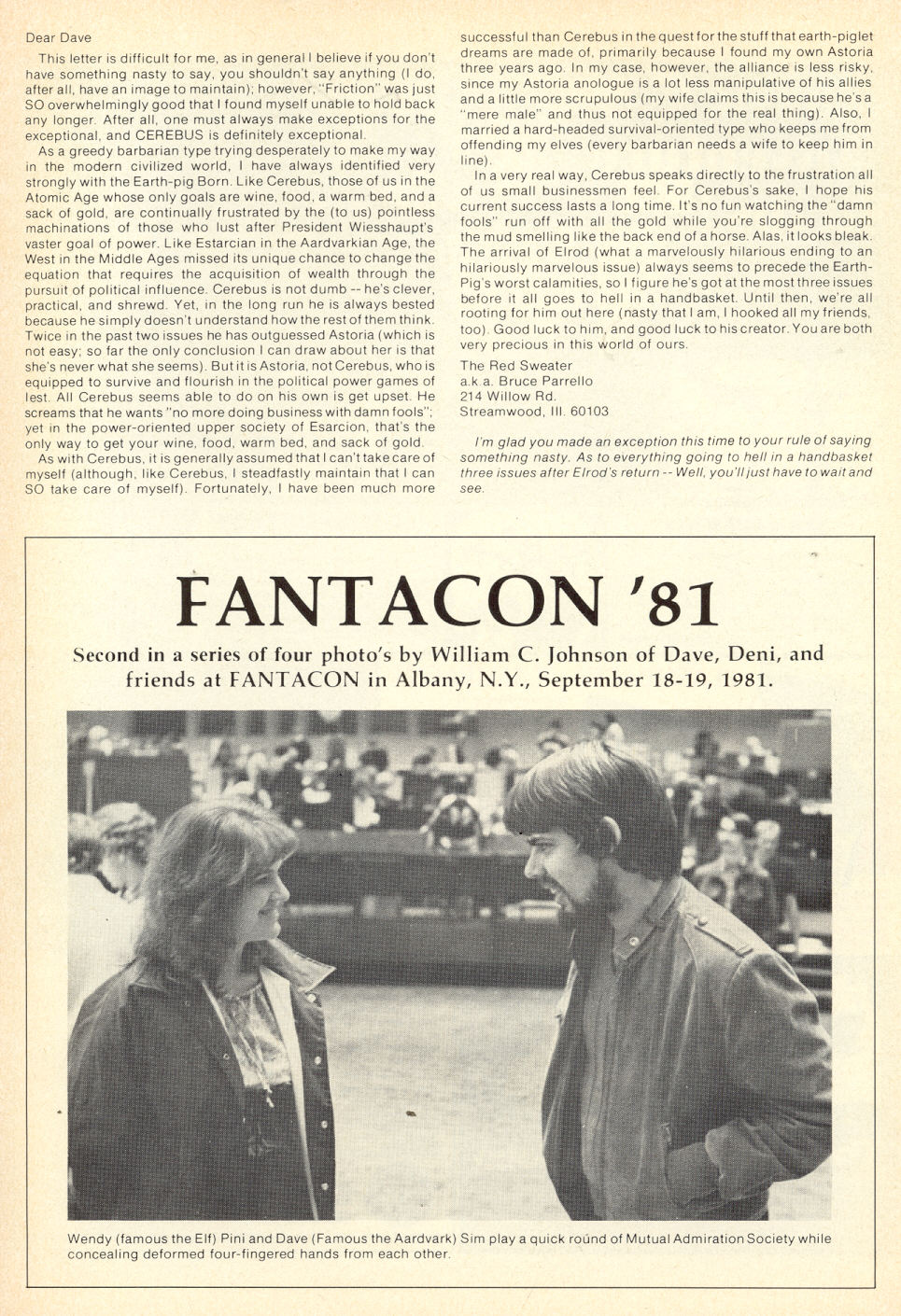 Read online Cerebus comic -  Issue #35 - 40