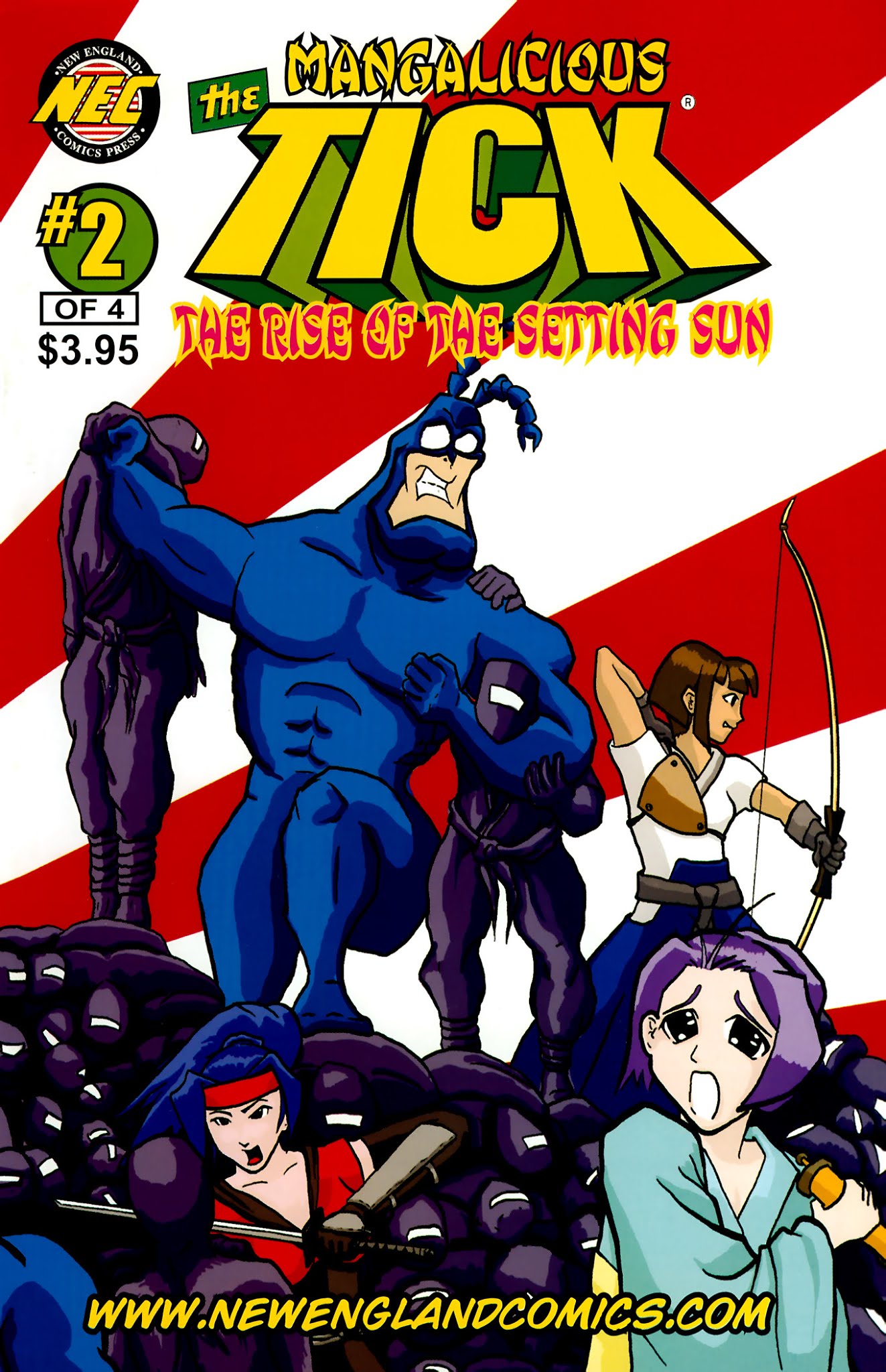Read online The Mangalicious Tick: Rise of the Setting Sun comic -  Issue #2 - 1
