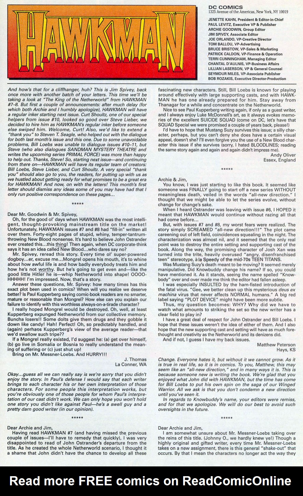 Read online Hawkman (1993) comic -  Issue #11 - 27