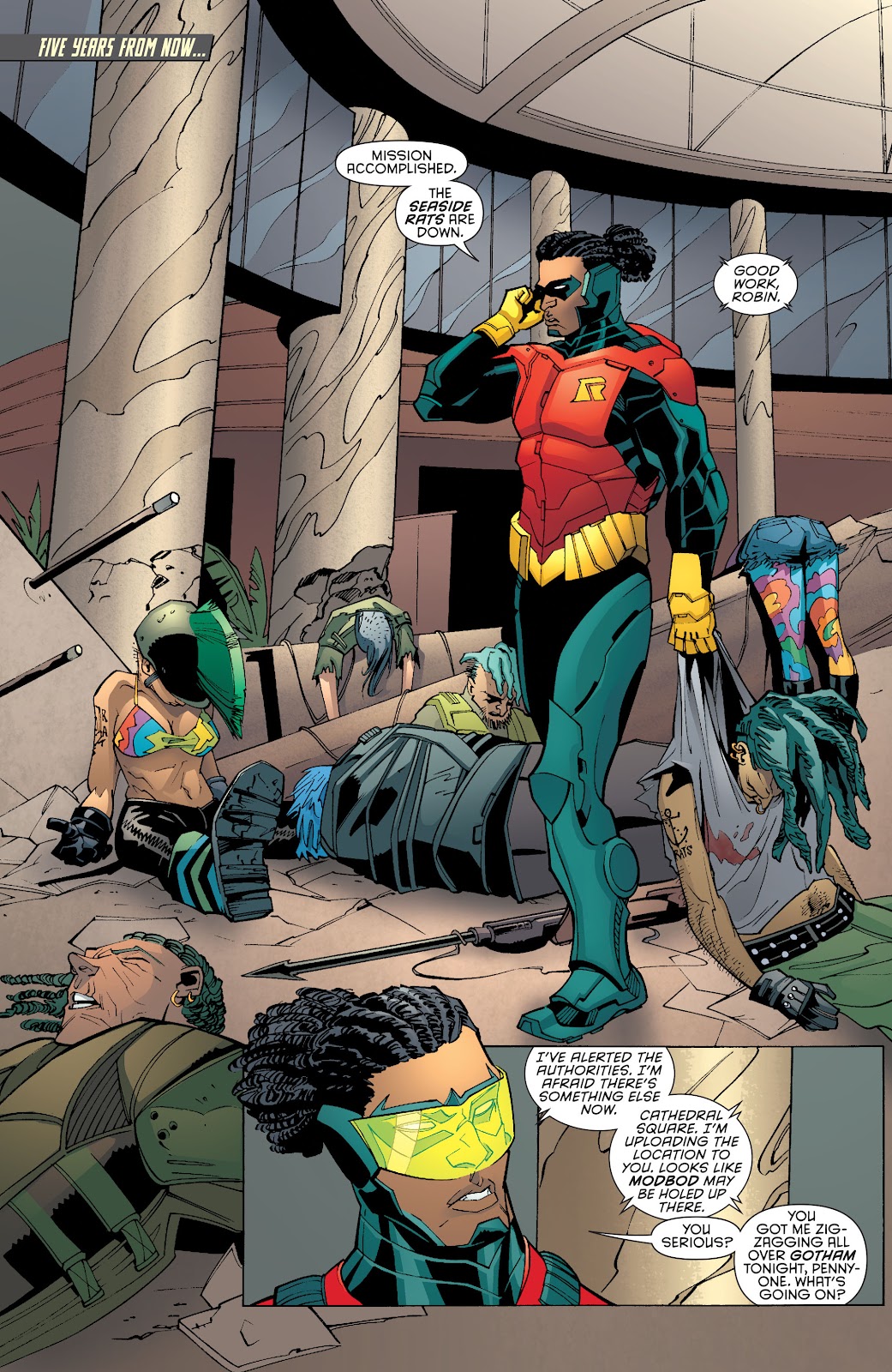 Batman and Robin: Futures End issue Full - Page 2