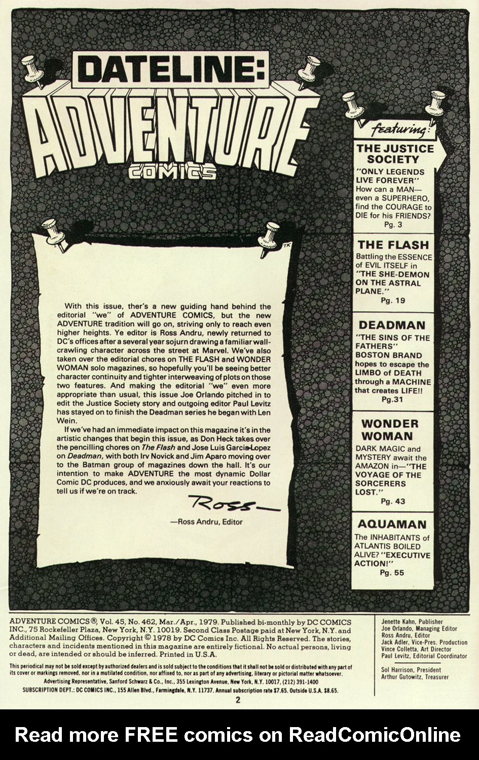 Read online Adventure Comics (1938) comic -  Issue #462 - 2