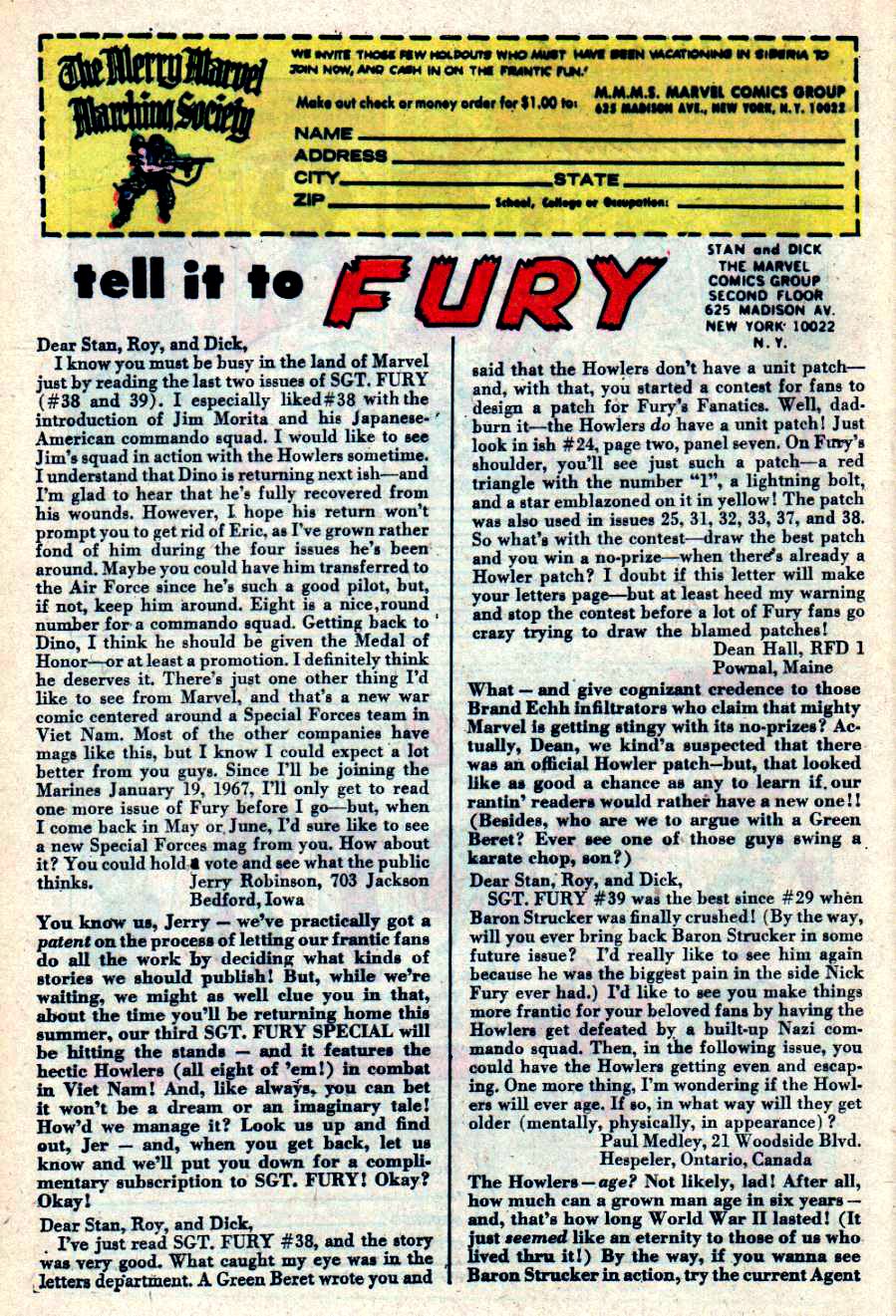 Read online Sgt. Fury comic -  Issue #42 - 32