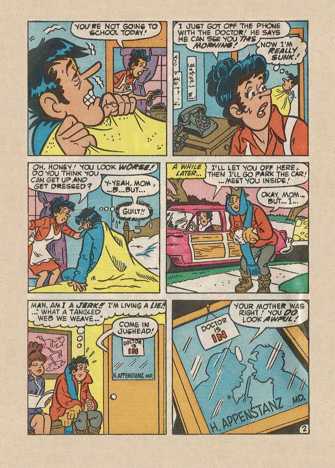 Read online Jughead Jones Comics Digest comic -  Issue #63 - 4