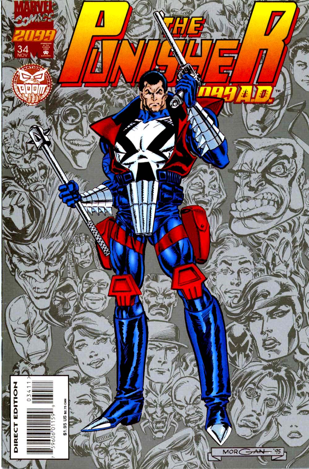 Read online Punisher 2099 comic -  Issue #34 - 1