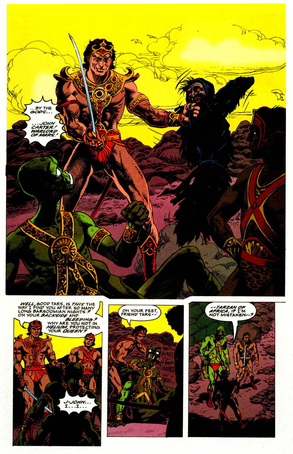 Read online Tarzan/John Carter: Warlords of Mars comic -  Issue #3 - 19
