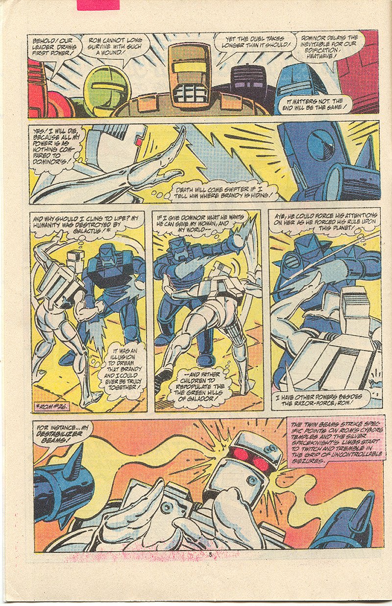 Read online ROM (1979) comic -  Issue #75 - 6