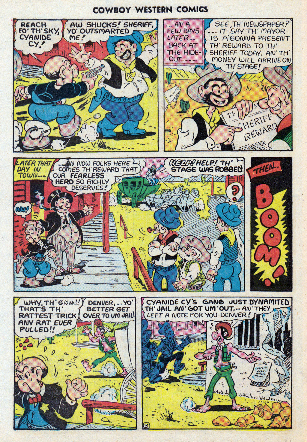 Read online Cowboy Western Comics (1948) comic -  Issue #28 - 32