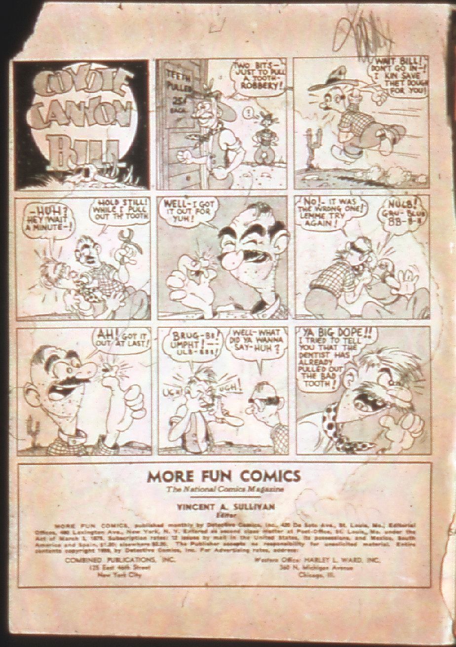 Read online More Fun Comics comic -  Issue #40 - 2