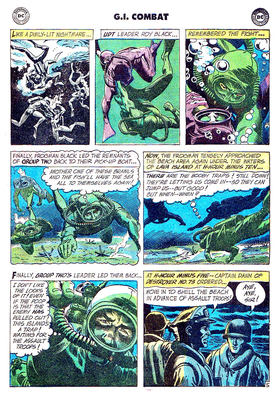 Read online G.I. Combat (1952) comic -  Issue #77 - 7