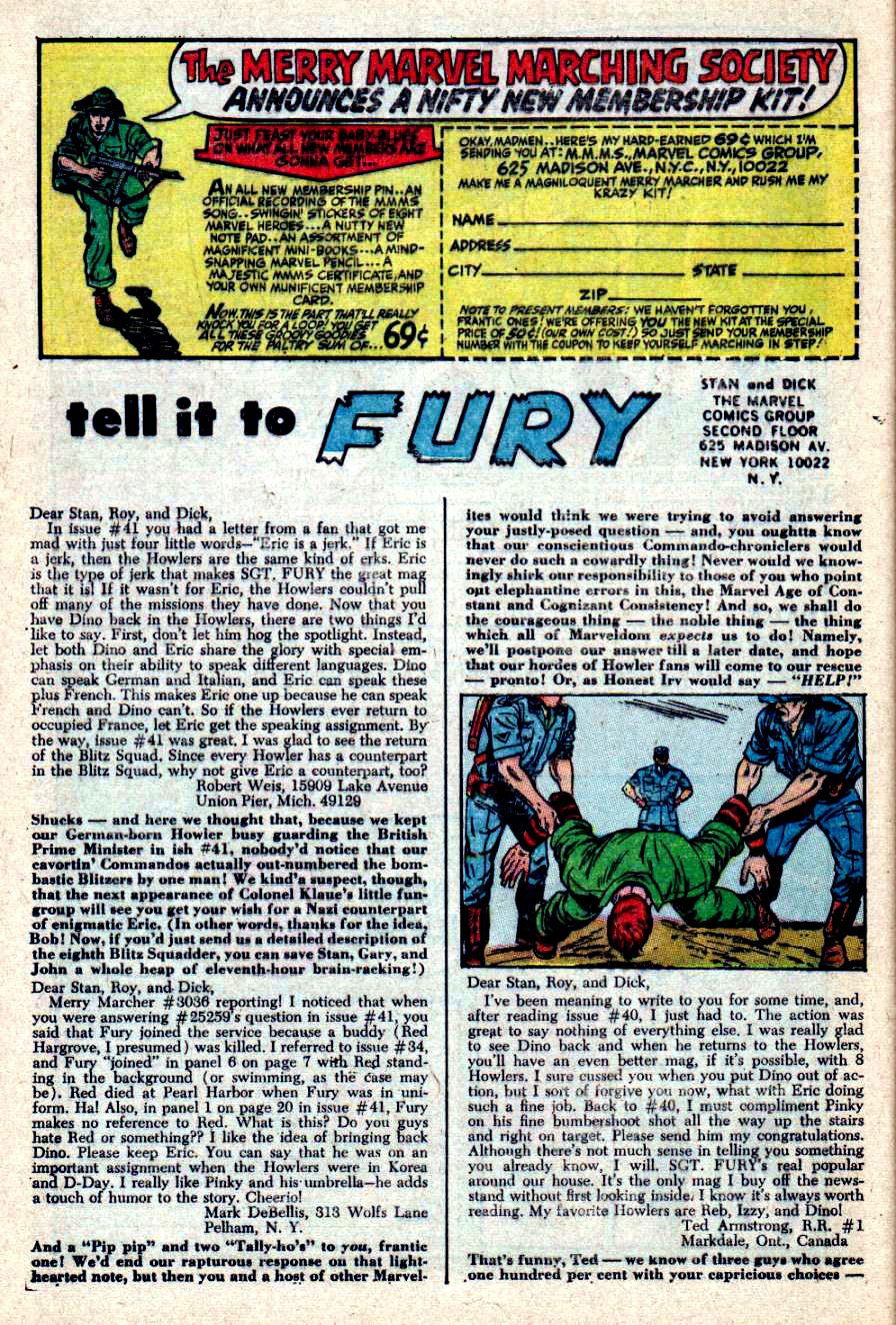 Read online Sgt. Fury comic -  Issue #44 - 32