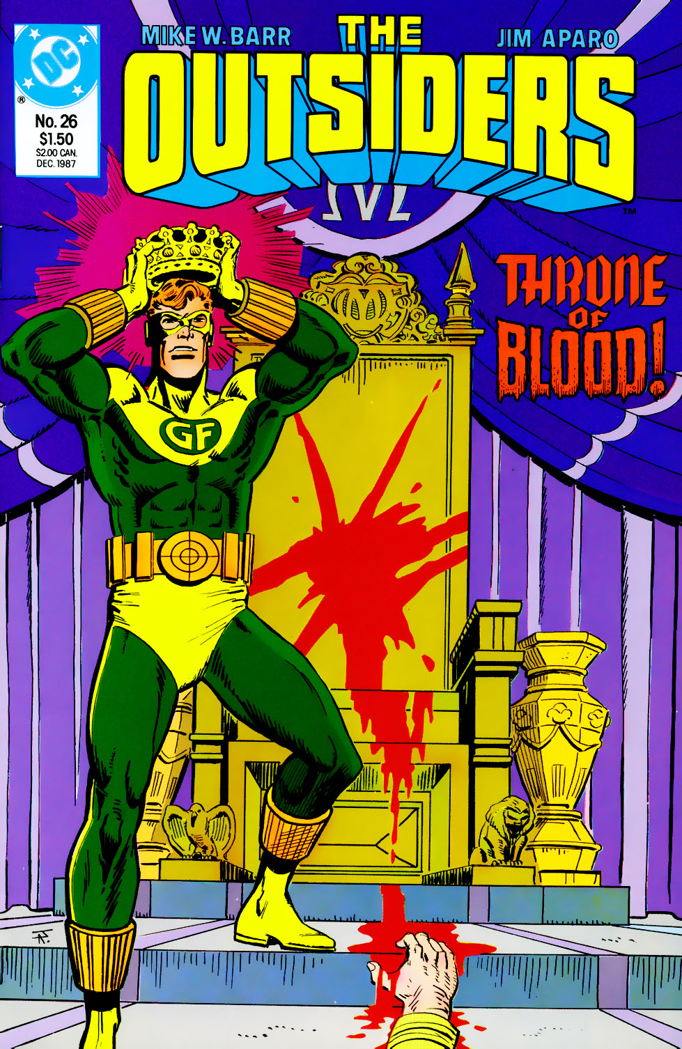 Read online The Outsiders (1985) comic -  Issue #26 - 1