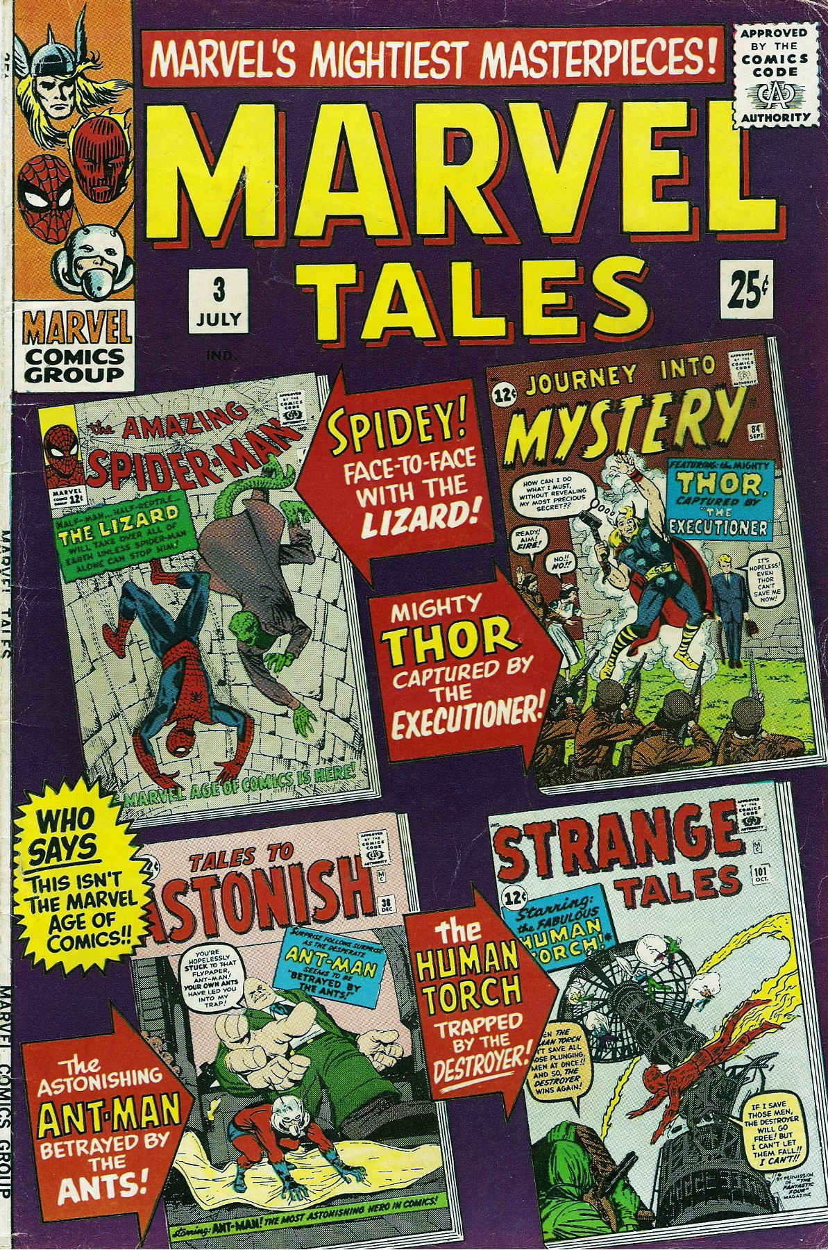 Read online Marvel Tales (1964) comic -  Issue #3 - 1