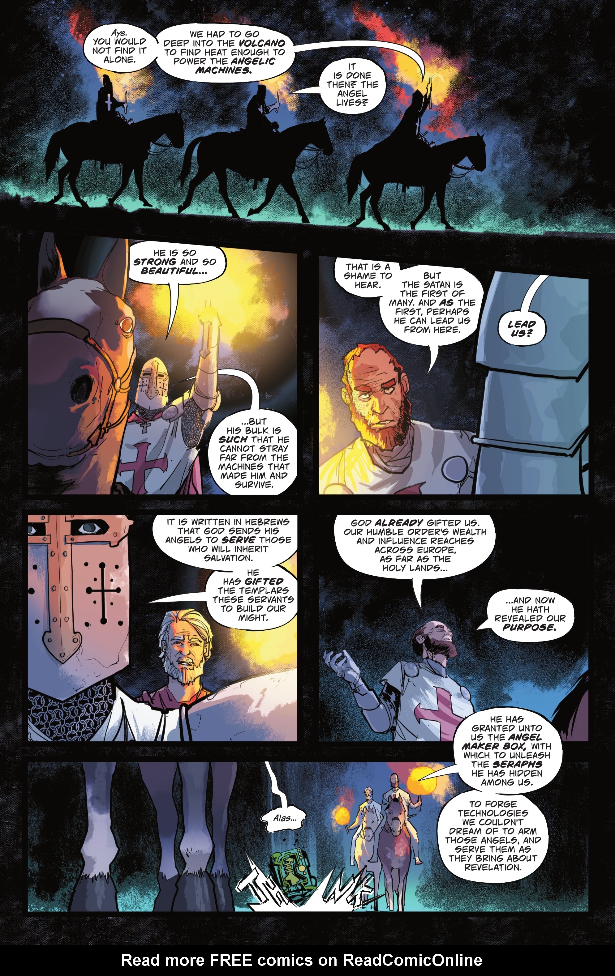 Read online Sword Of Azrael comic -  Issue #4 - 4