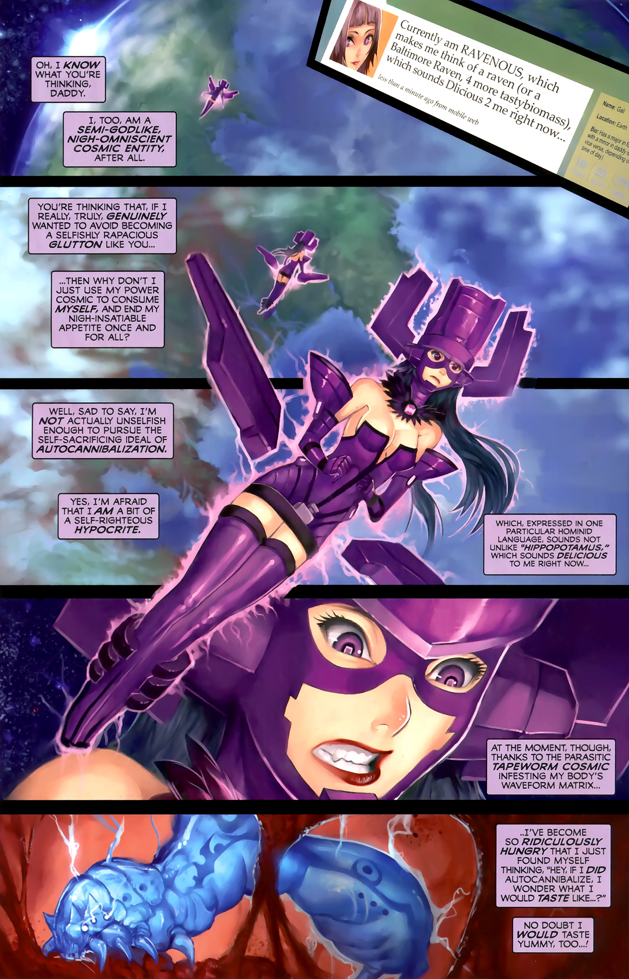 Read online Galacta: Daughter of Galactus comic -  Issue # Full - 18