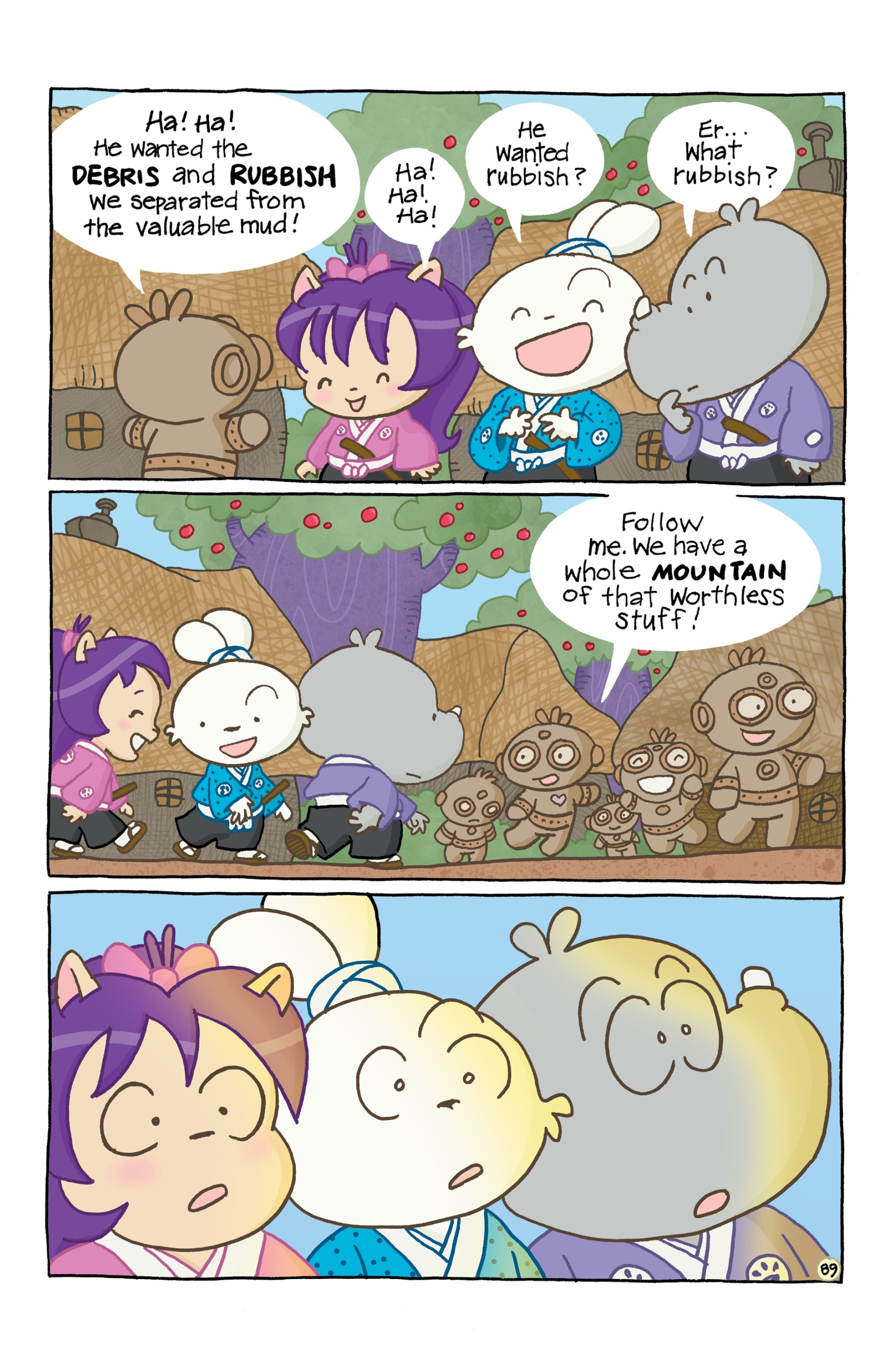 Read online Chibi-Usagi: Attack of the Heebie Chibis comic -  Issue # TPB - 93