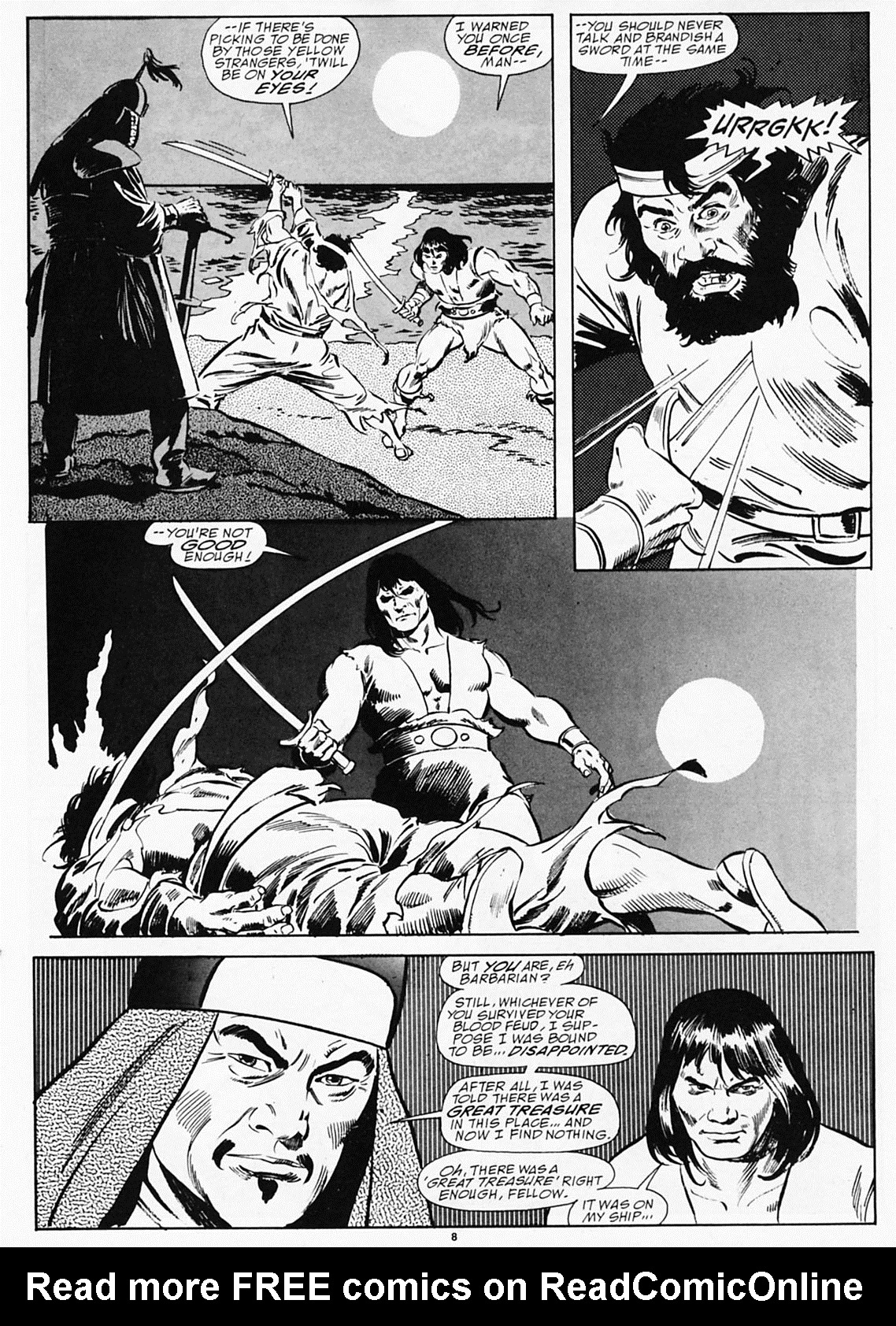 Read online The Savage Sword Of Conan comic -  Issue #190 - 10