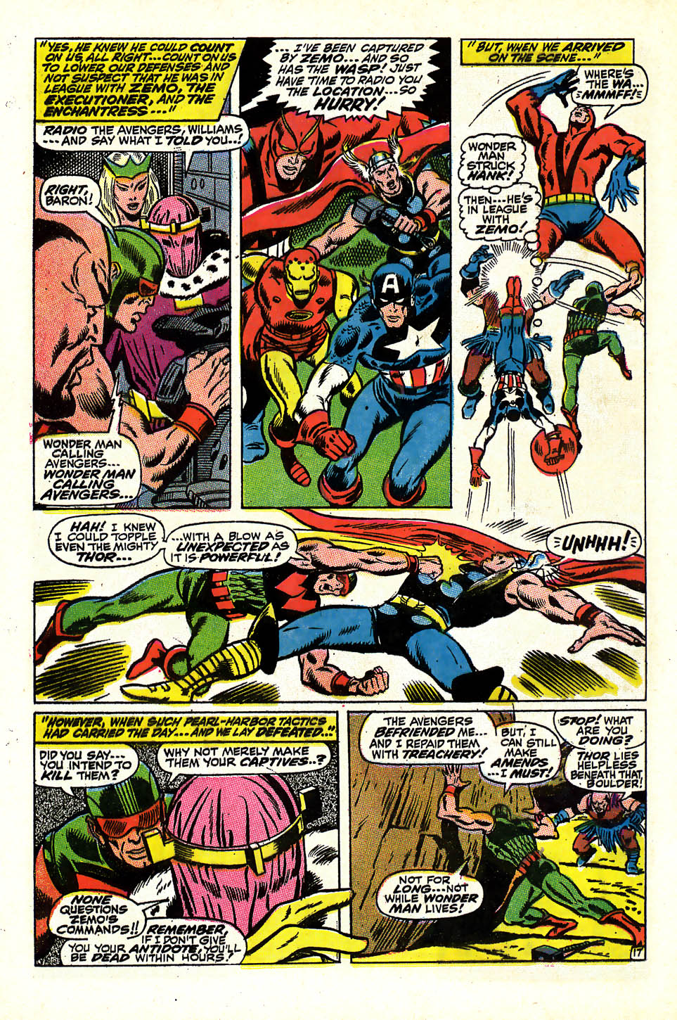 Read online The Avengers (1963) comic -  Issue #58 - 18