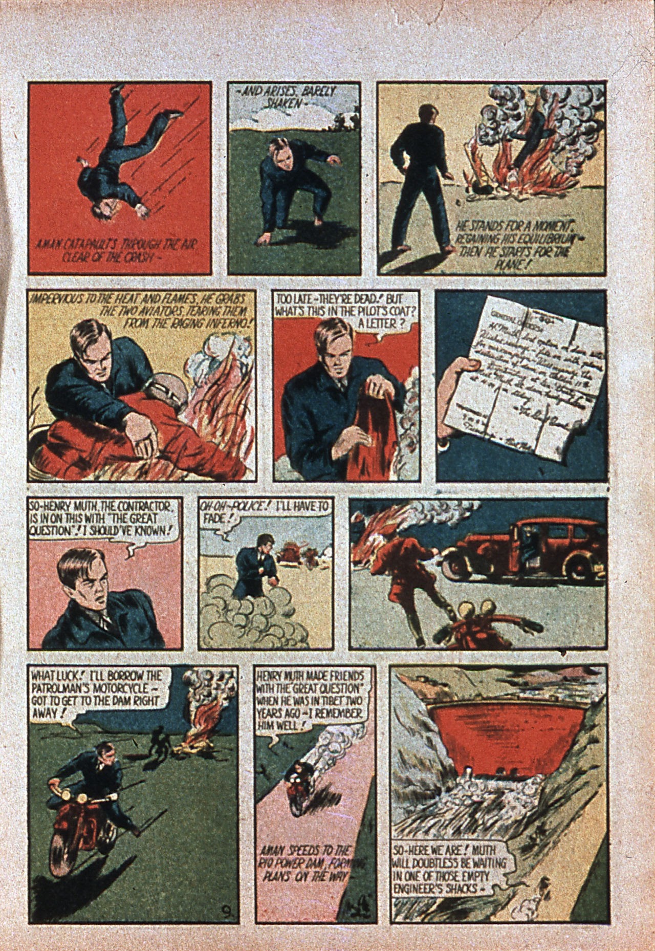 Read online Amazing Man Comics comic -  Issue #7 - 12