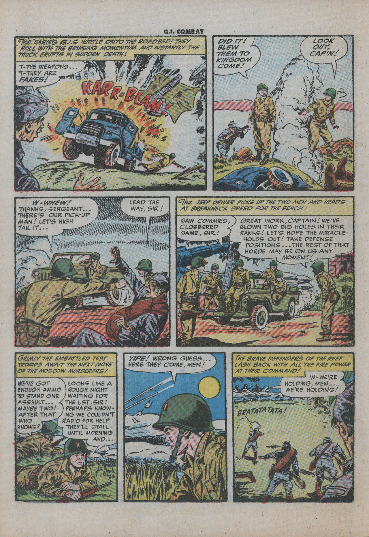 Read online G.I. Combat (1952) comic -  Issue #29 - 16