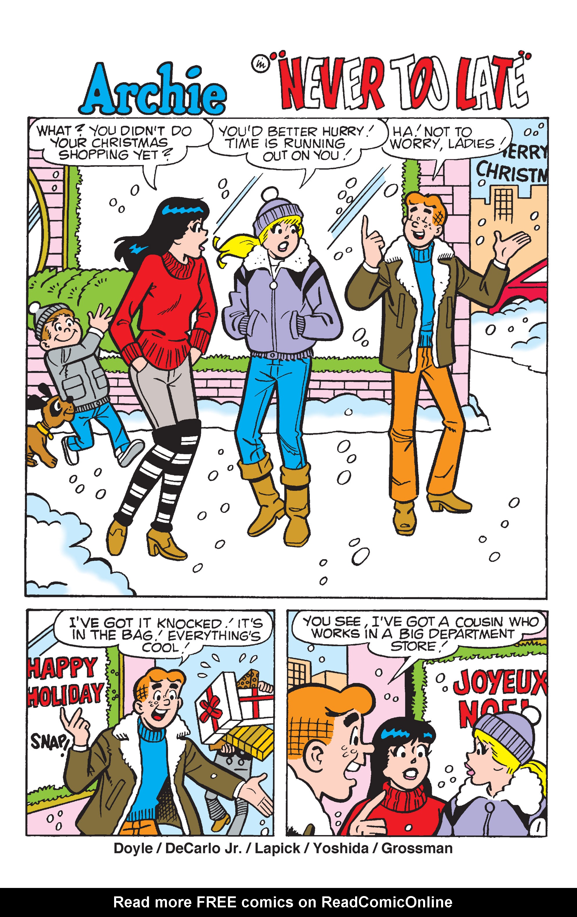 Read online Archie's Christmas Spirit comic -  Issue # TPB - 80