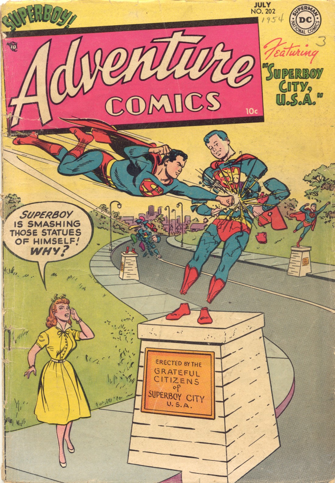 Read online Adventure Comics (1938) comic -  Issue #202 - 1