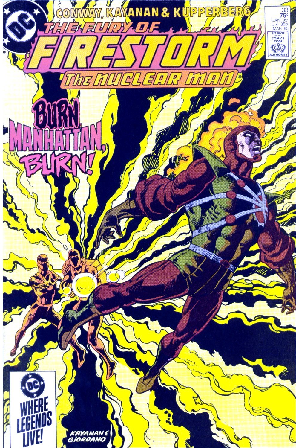 The Fury of Firestorm Issue #33 #37 - English 1