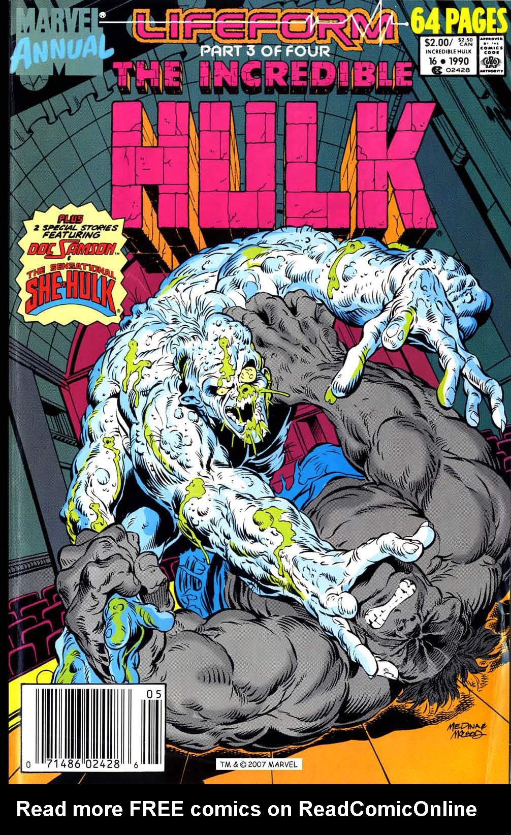 Read online The Incredible Hulk Annual comic -  Issue #16 - 1