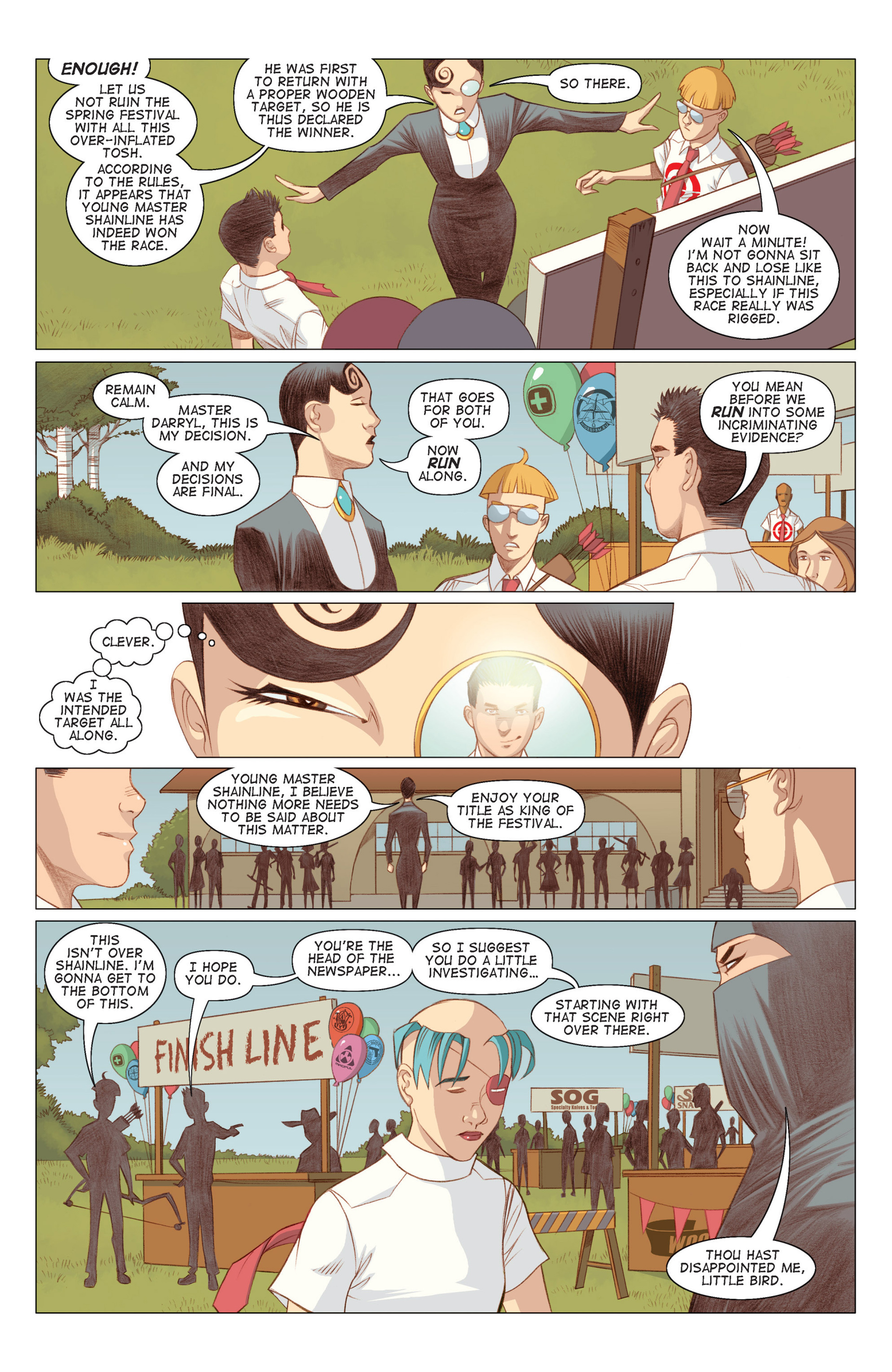 Read online Five Weapons comic -  Issue #4 - 7